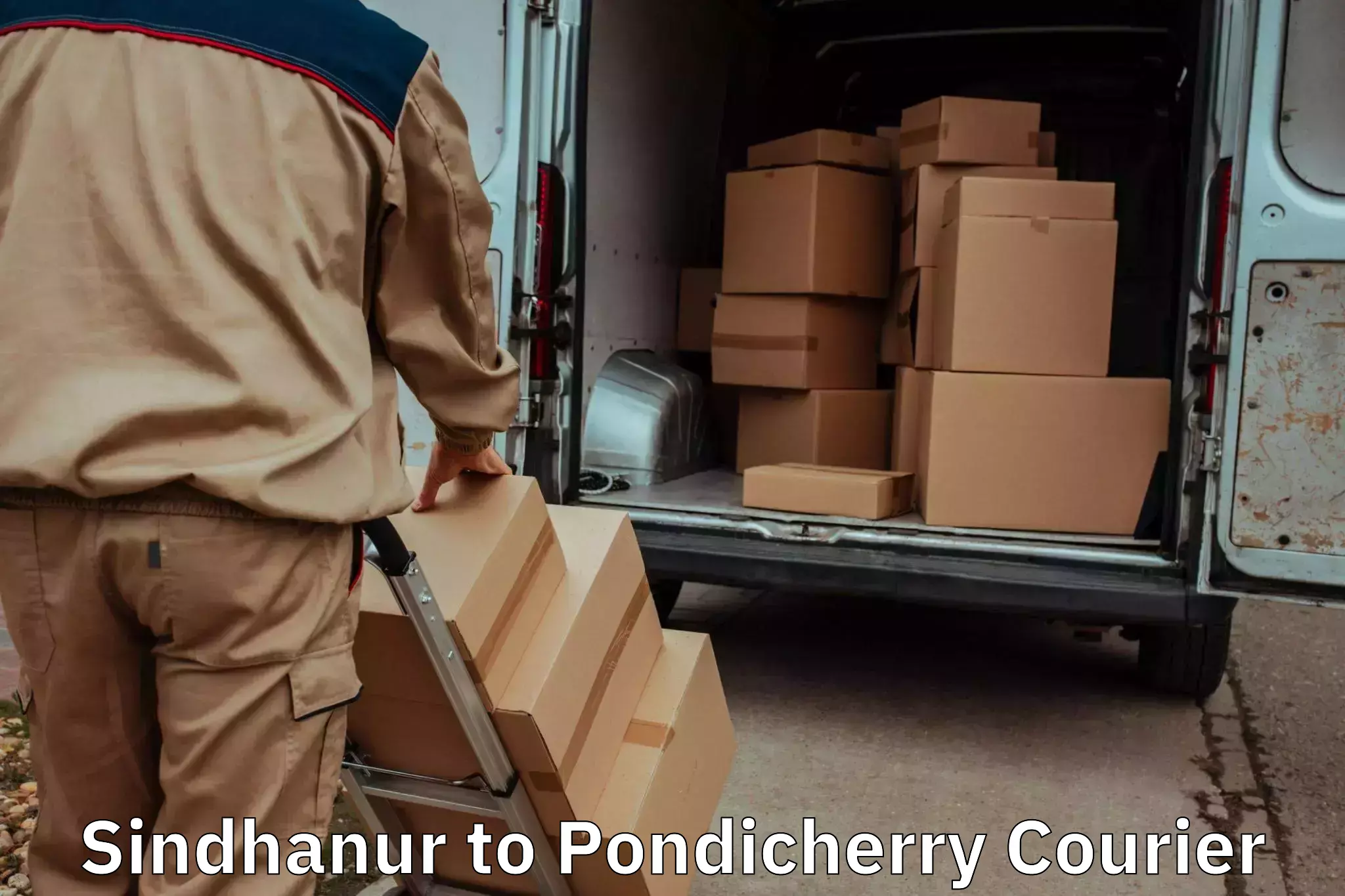 Furniture transport and storage in Sindhanur to Pondicherry