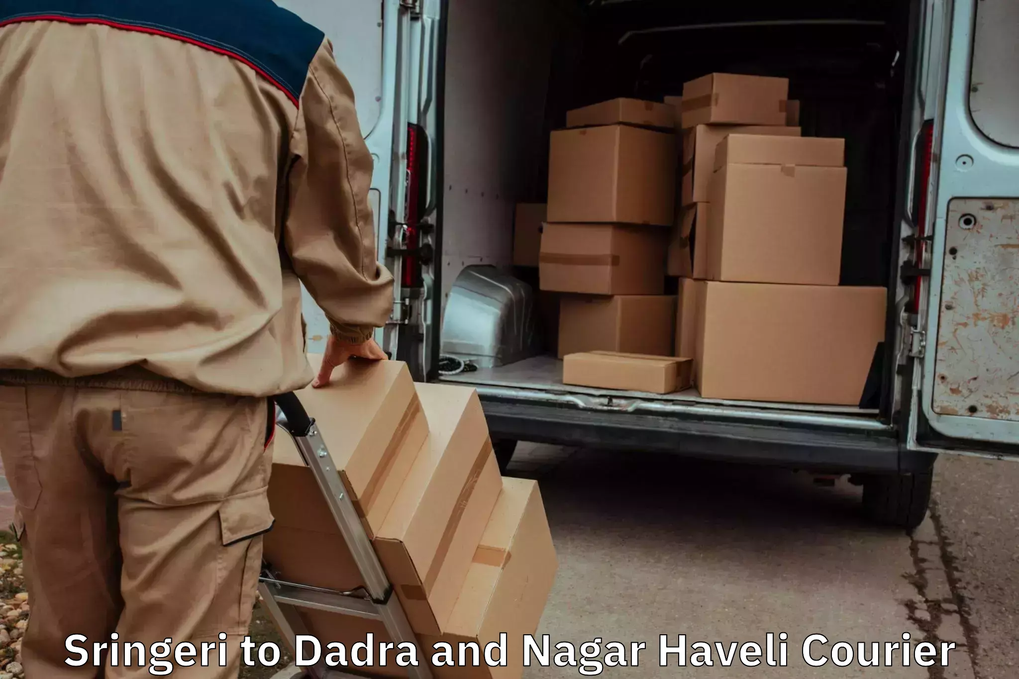 Packing and moving services Sringeri to Dadra and Nagar Haveli