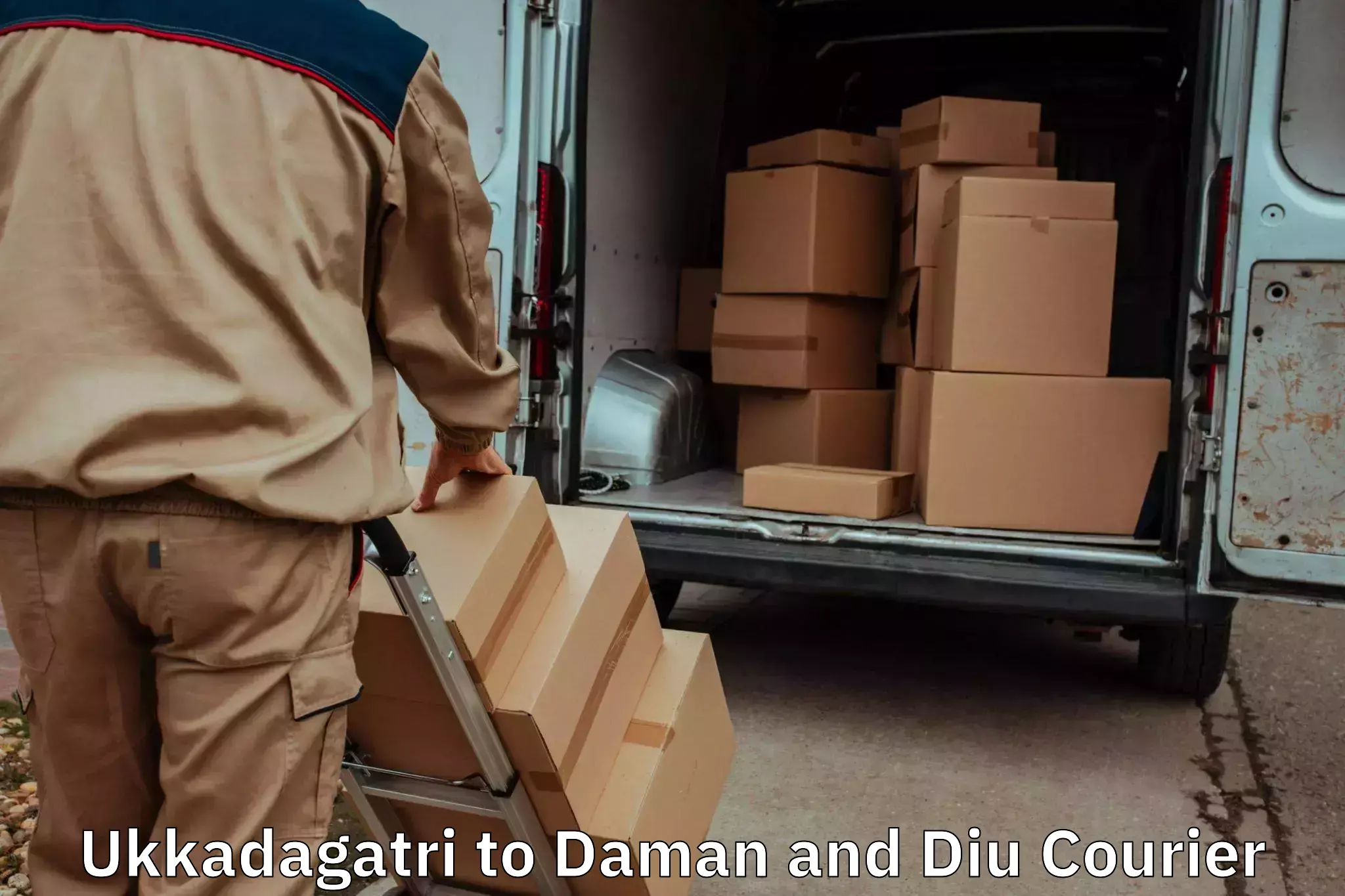 Furniture delivery service Ukkadagatri to Daman and Diu