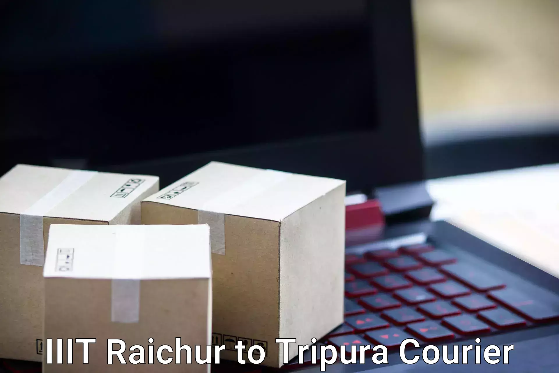 Baggage courier pricing IIIT Raichur to West Tripura