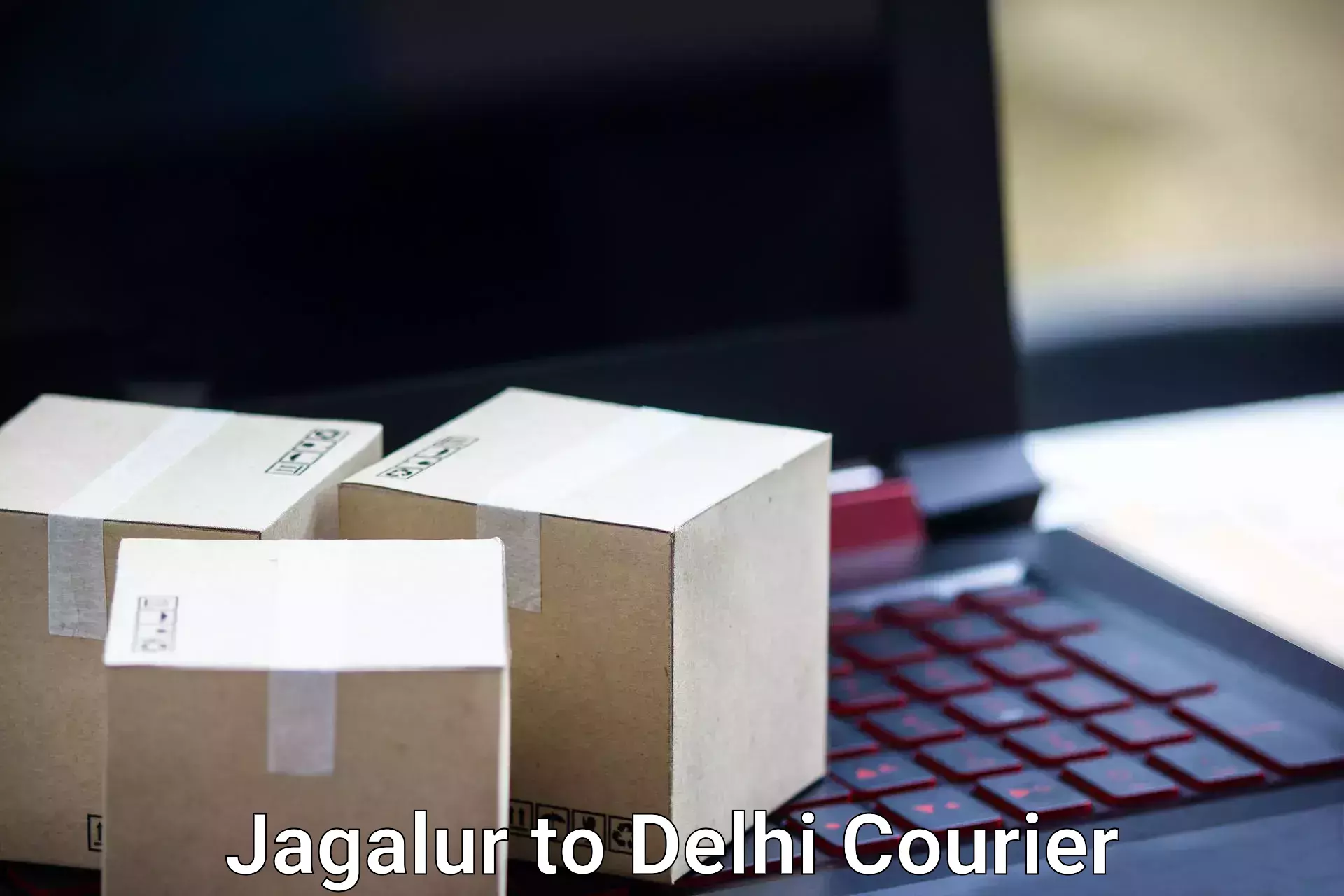 Baggage transport network Jagalur to East Delhi