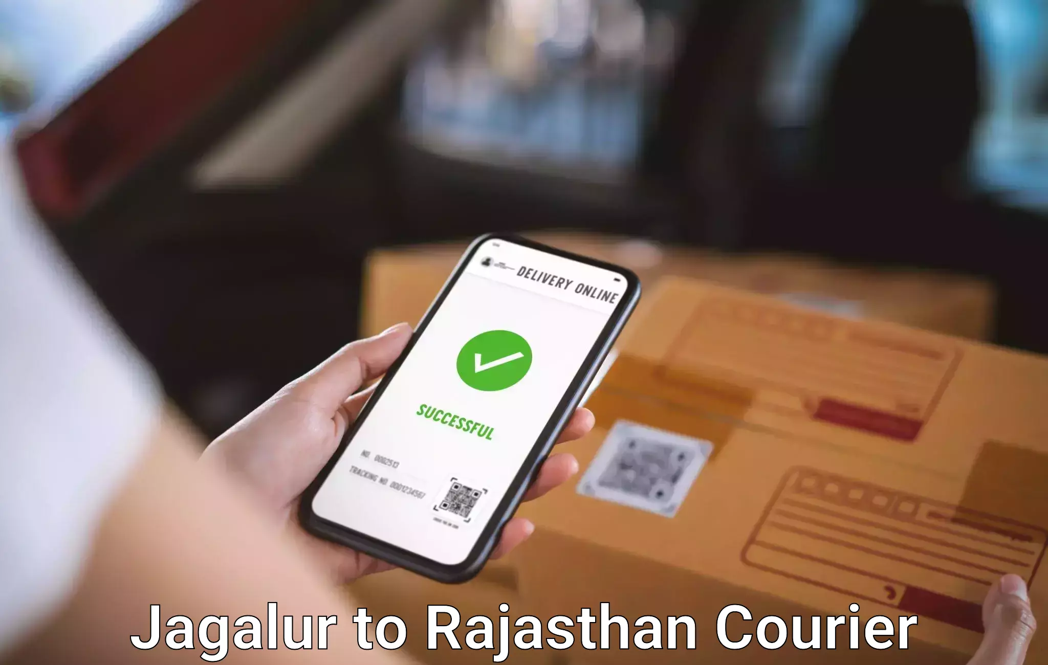 Light baggage courier Jagalur to Hindaun