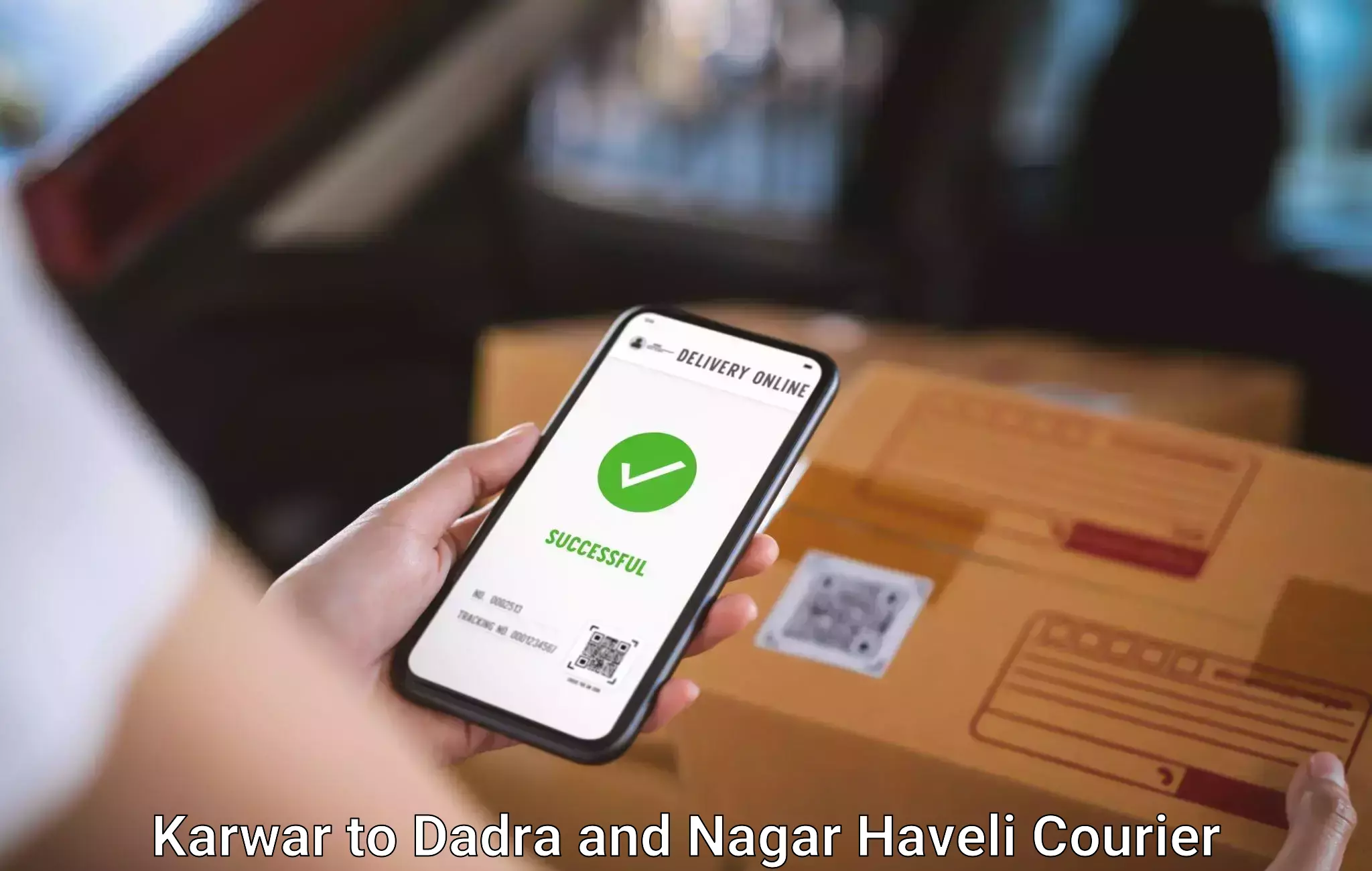 Luggage delivery app Karwar to Silvassa