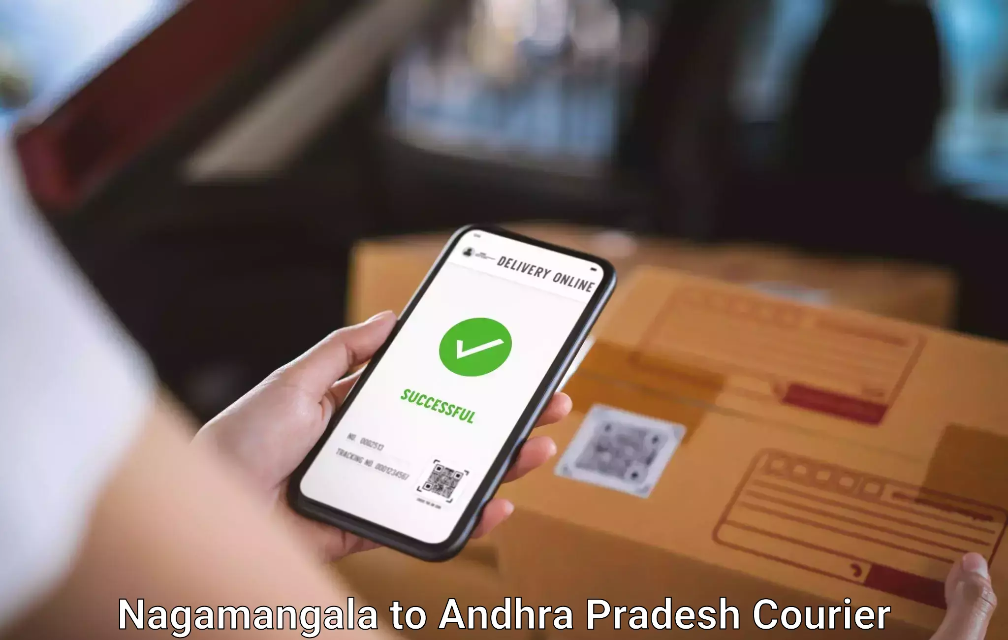 Reliable luggage courier Nagamangala to Kanigiri