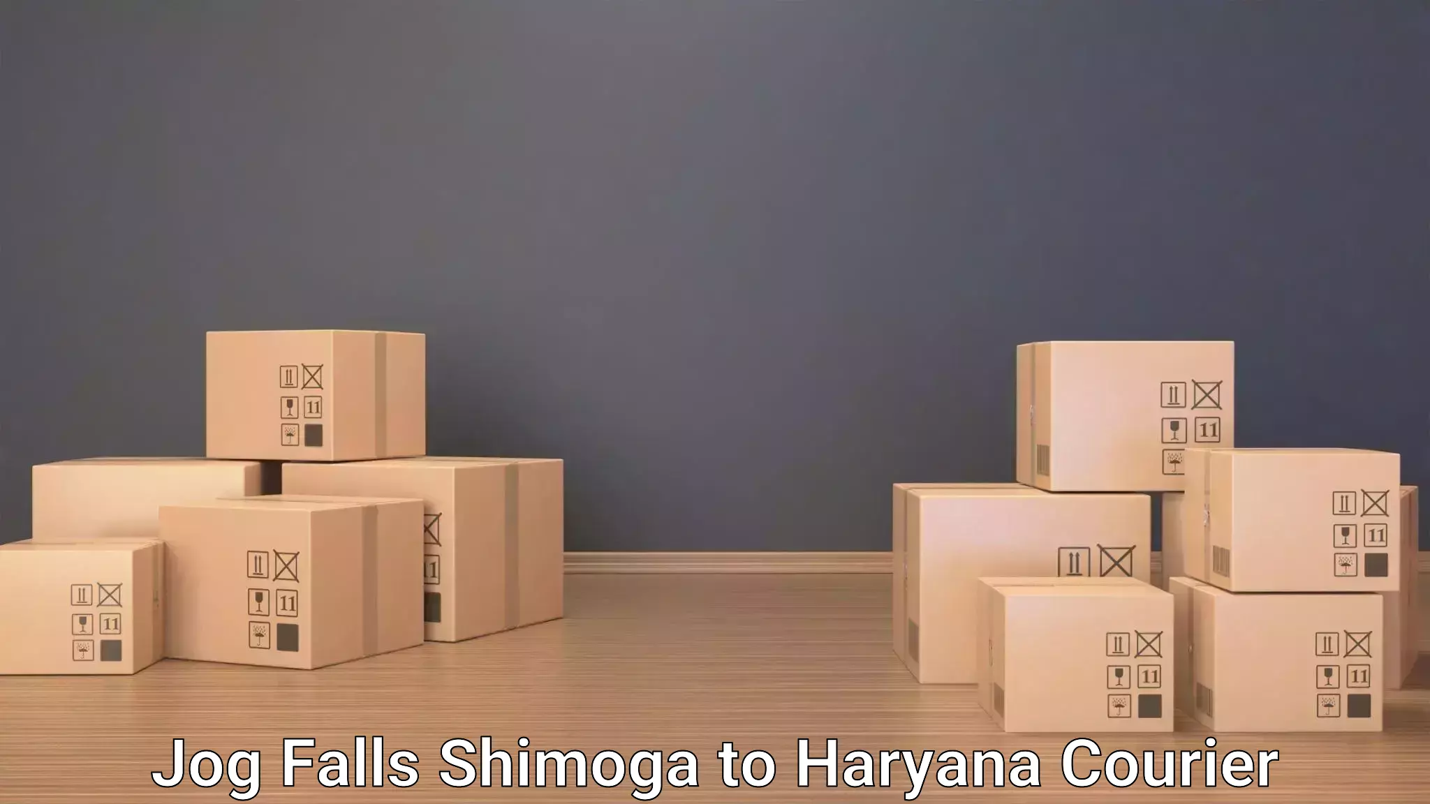 Luggage delivery app Jog Falls Shimoga to NCR Haryana