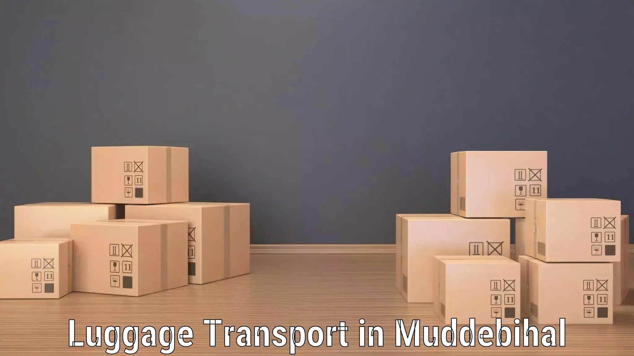 Luggage shipment logistics in Muddebihal