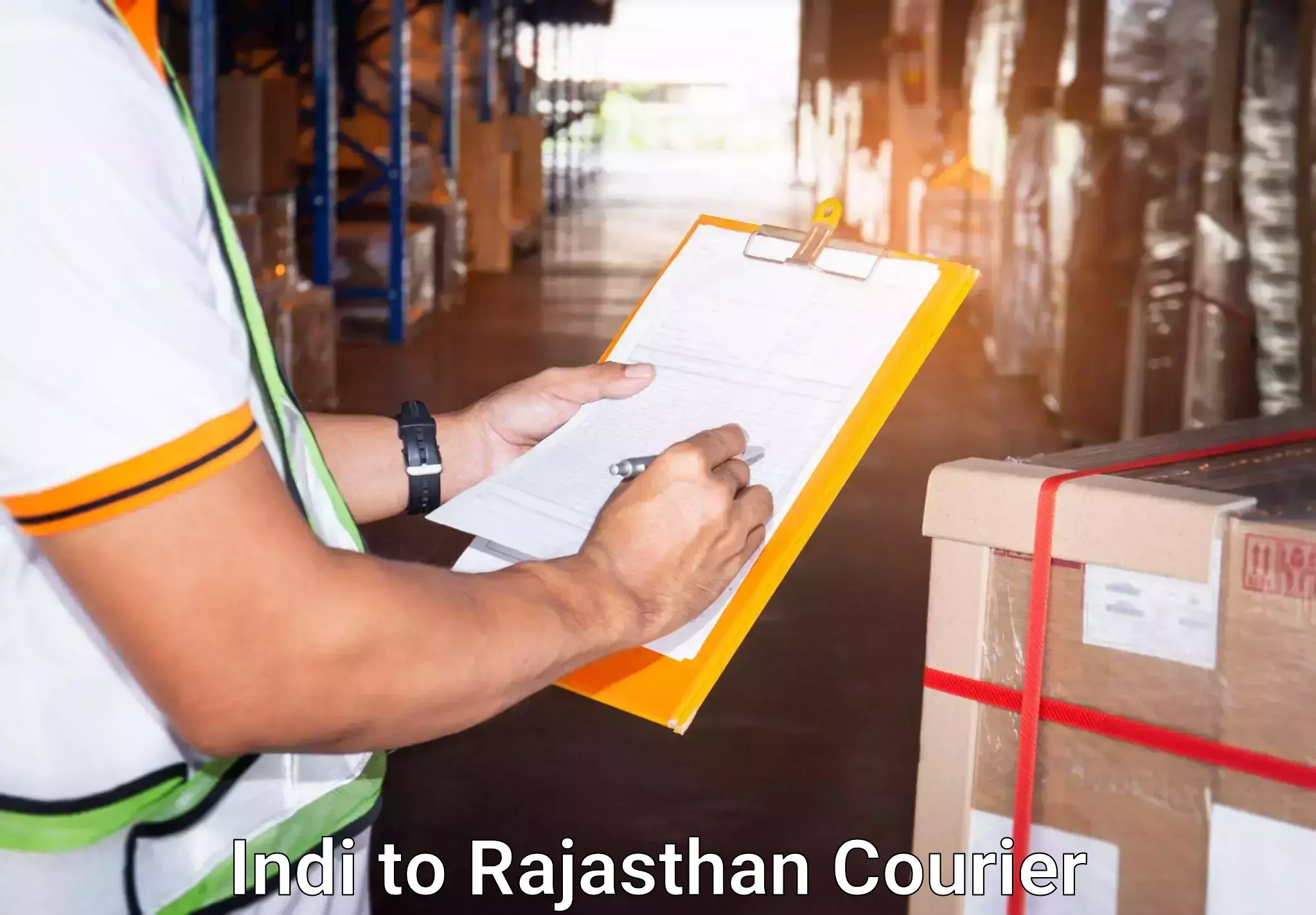 Baggage transport logistics Indi to Rajgarh Rajasthan