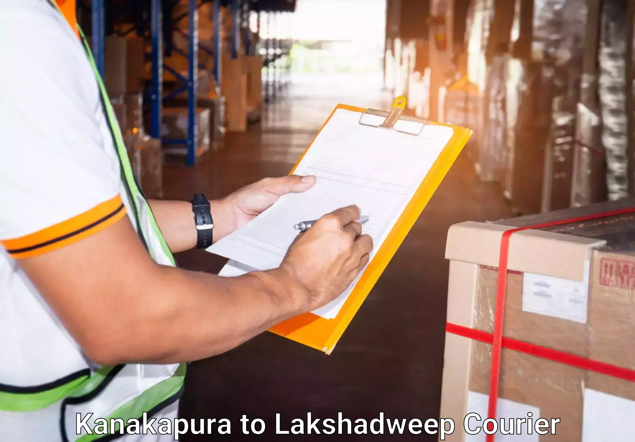 Luggage courier excellence Kanakapura to Lakshadweep