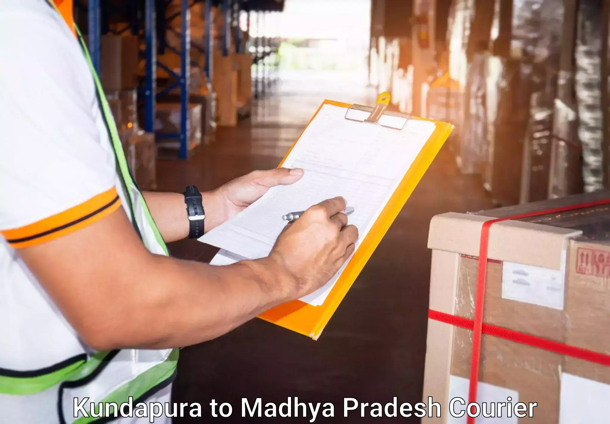 Doorstep luggage collection Kundapura to Madhya Pradesh