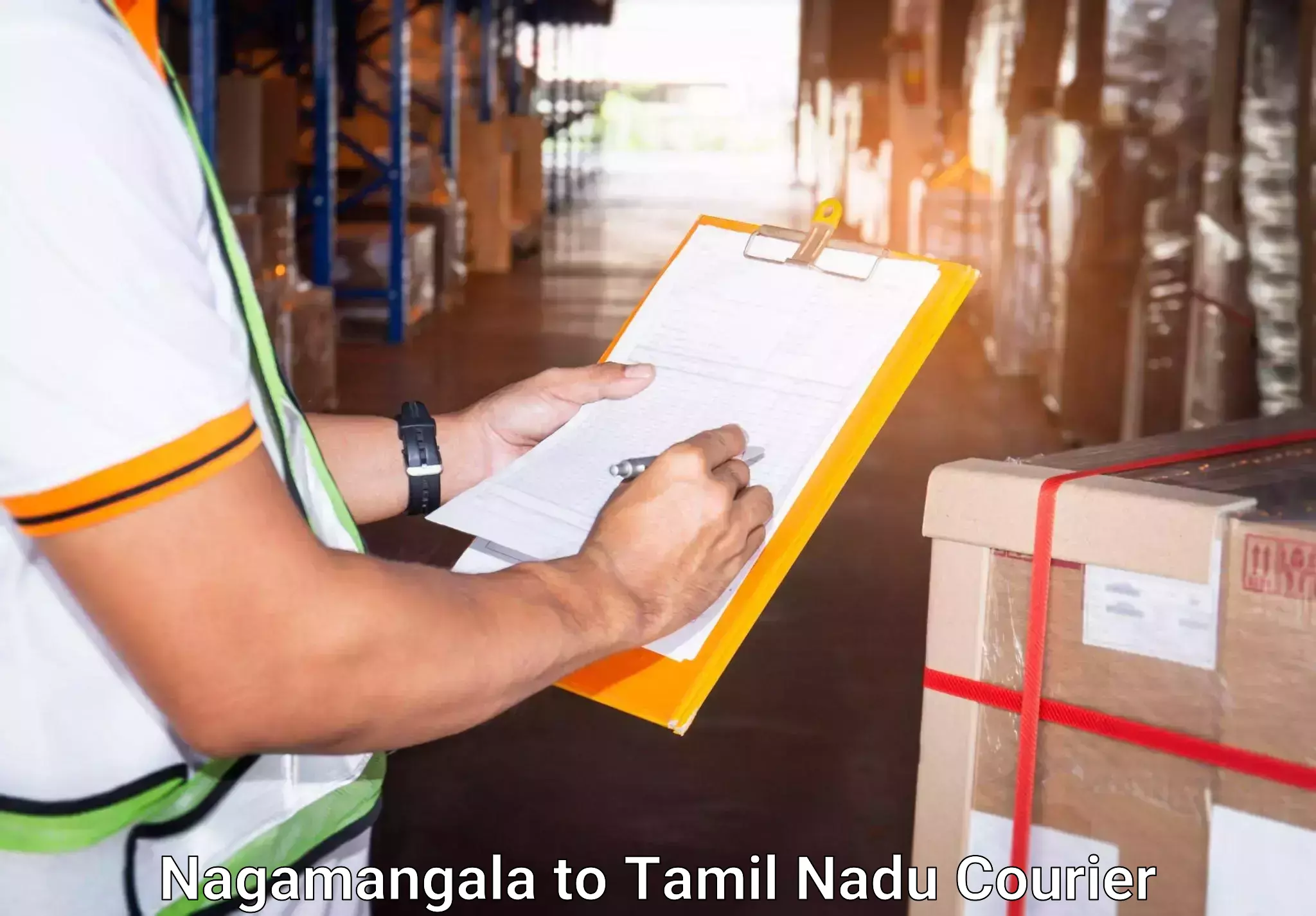 Luggage shipment logistics Nagamangala to Ponnamaravathi