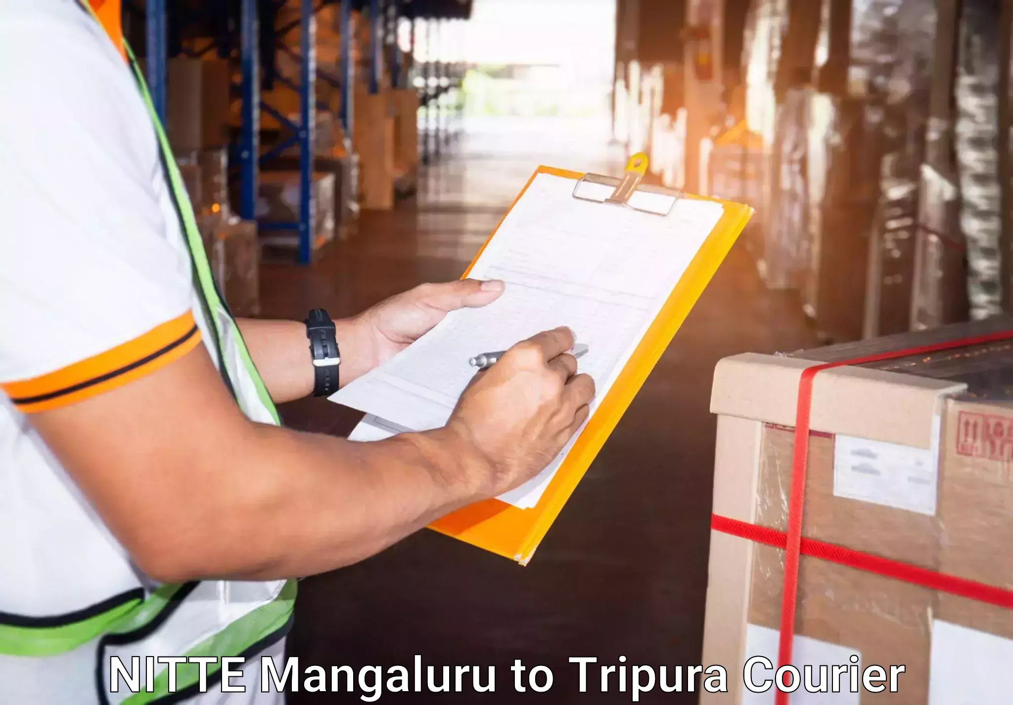 Luggage courier rates calculator NITTE Mangaluru to Kumarghat