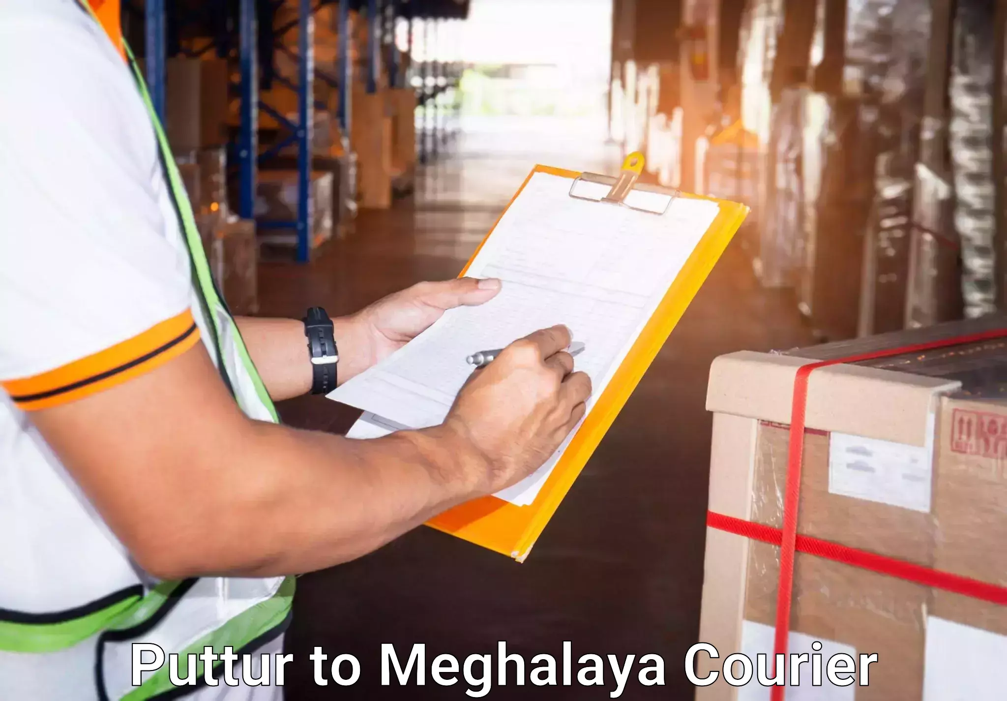 Express baggage shipping Puttur to Meghalaya