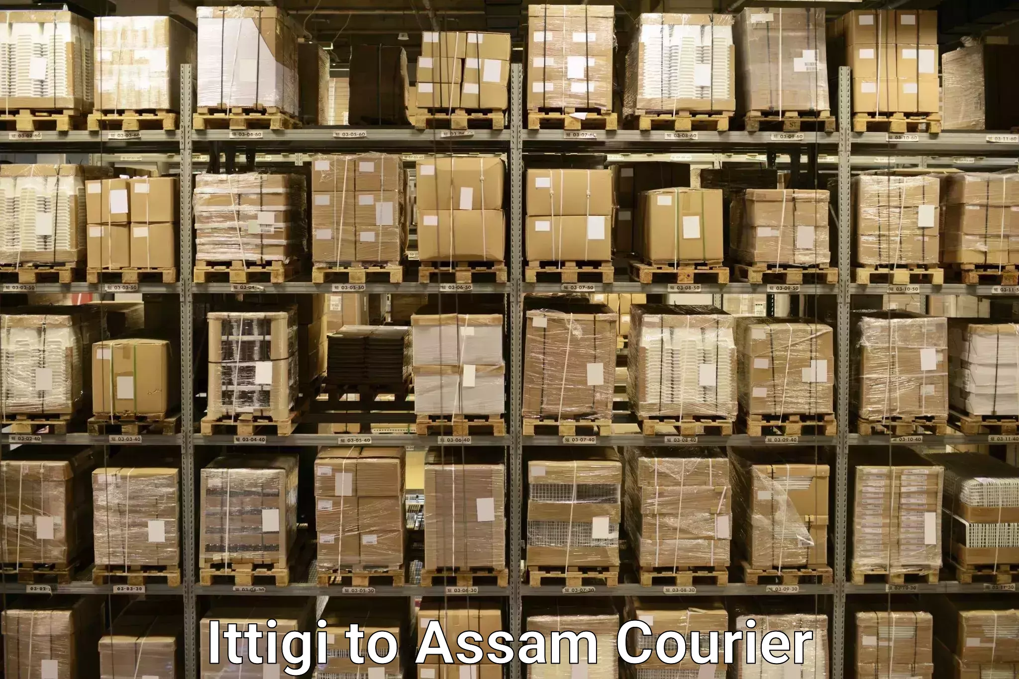 Short distance baggage courier Ittigi to Morigaon