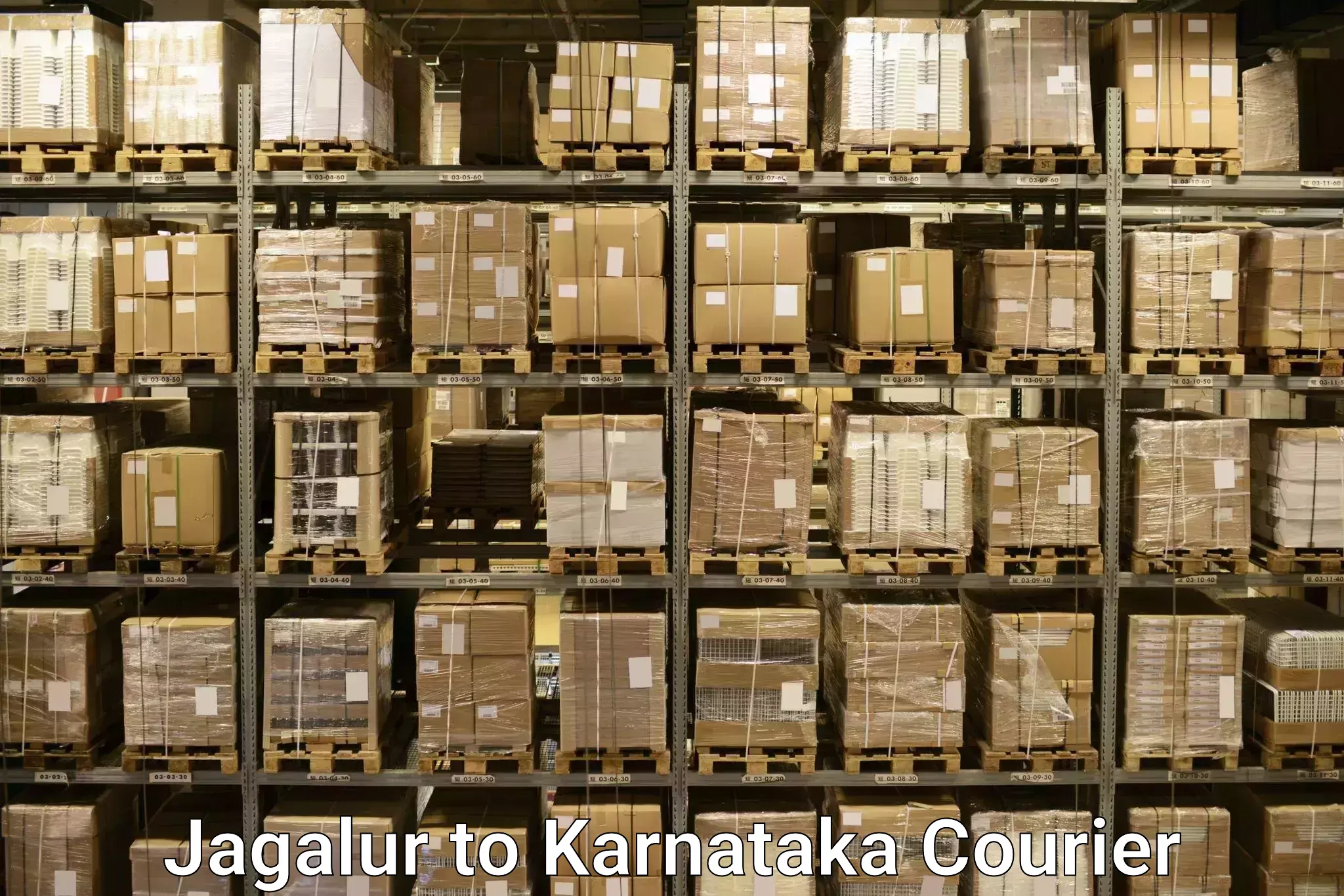 Short distance baggage courier Jagalur to Kunigal