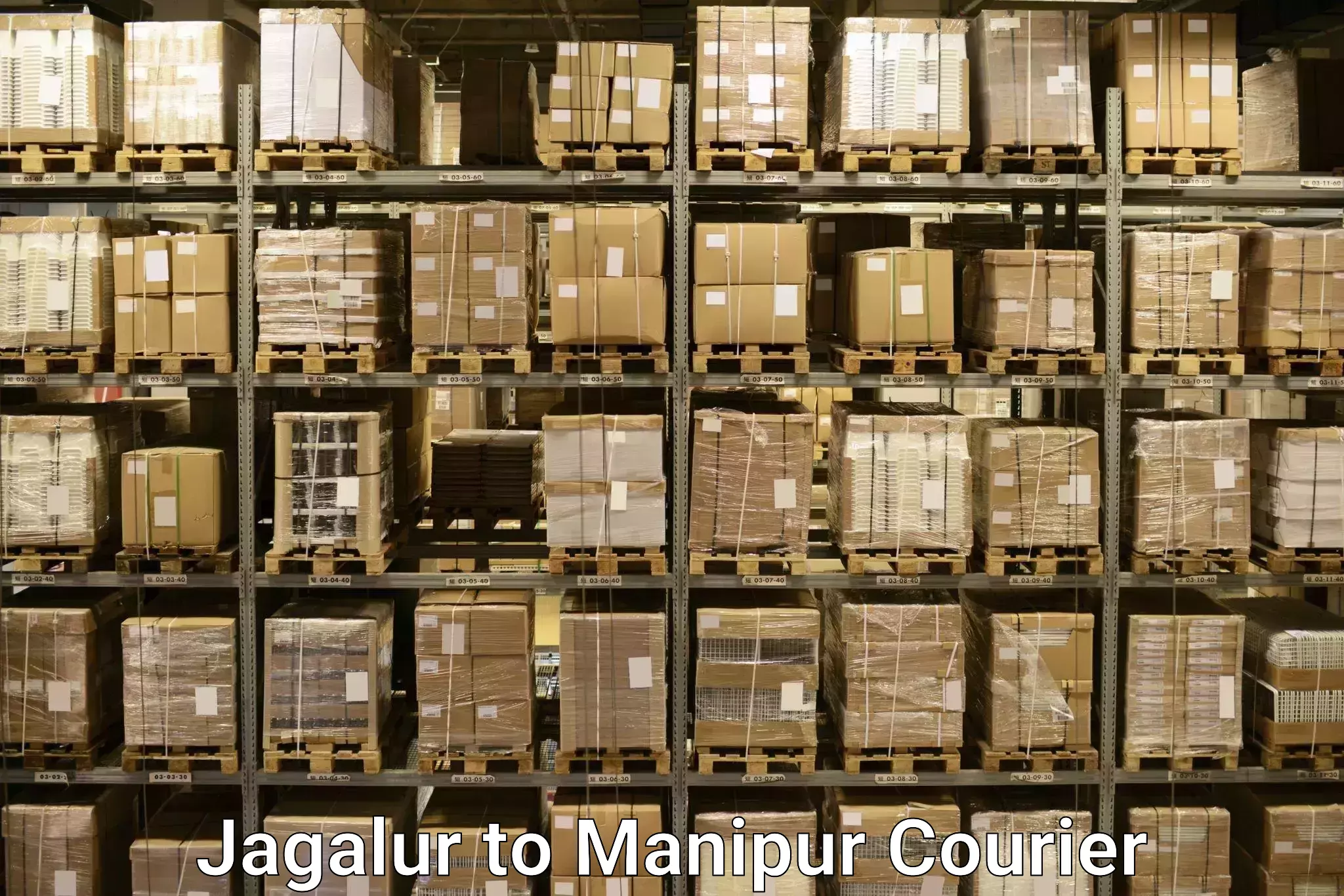 Baggage courier guide in Jagalur to Moirang