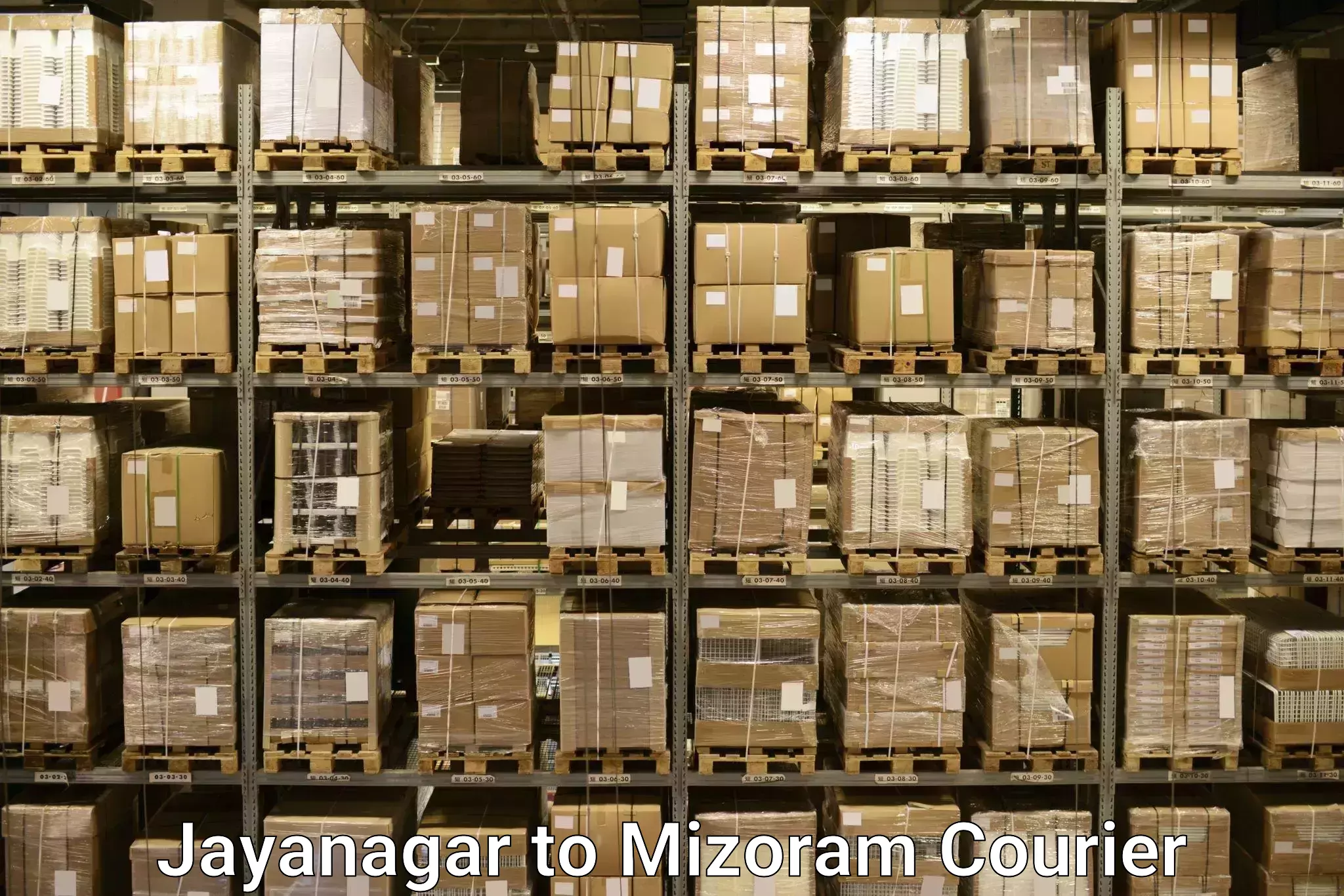 Baggage shipping logistics Jayanagar to Lunglei