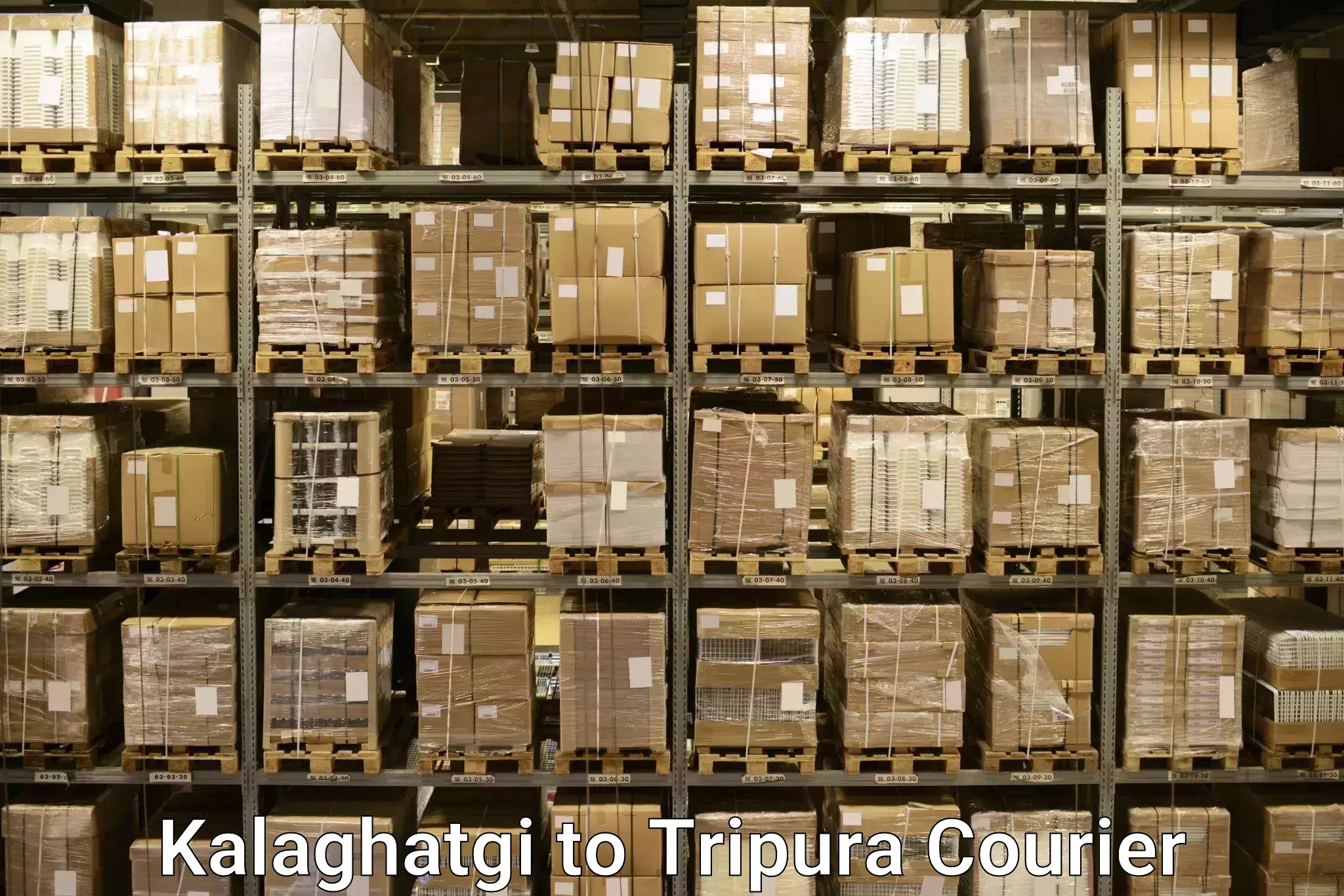 Custom luggage shipping Kalaghatgi to Udaipur Tripura