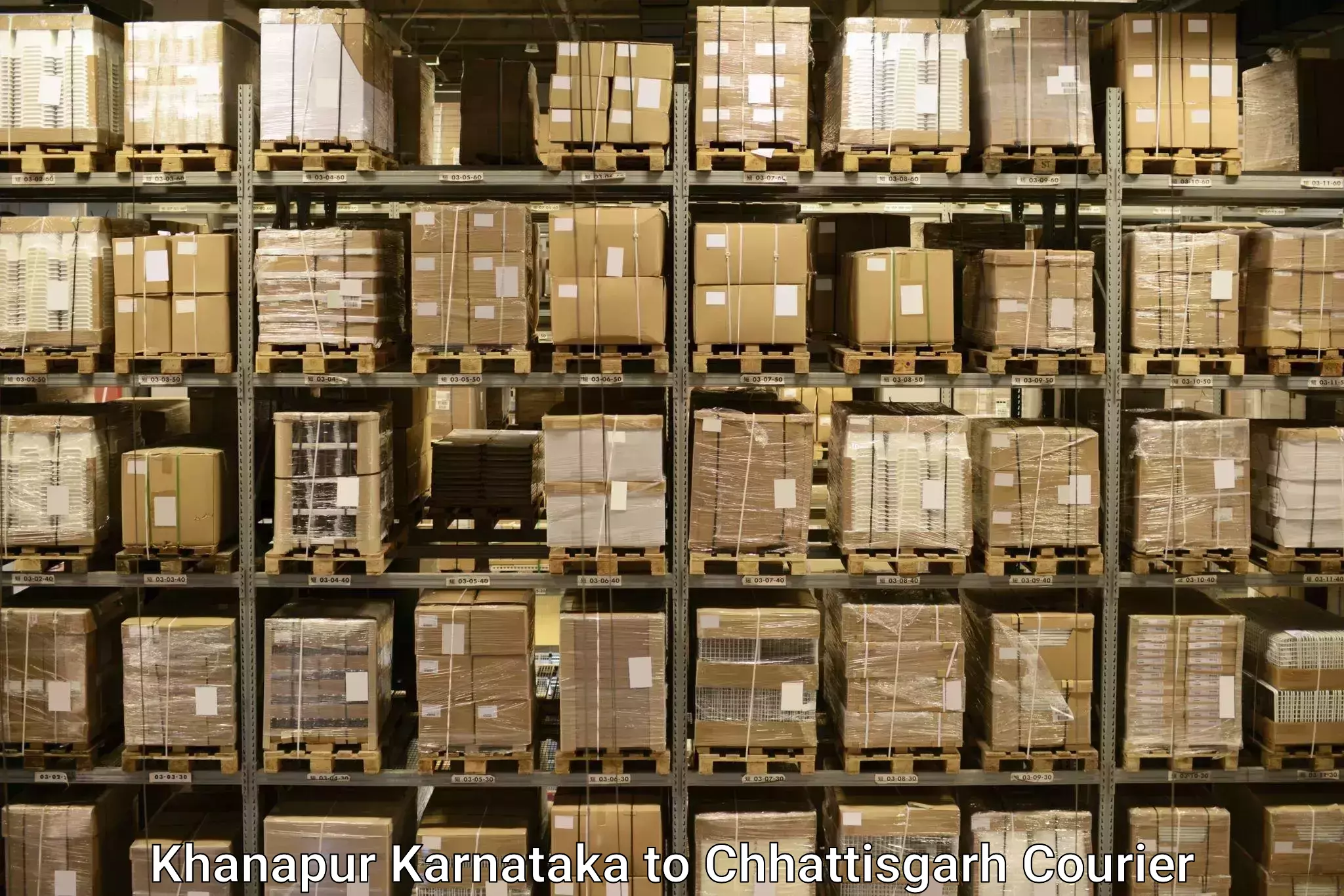 Luggage delivery system Khanapur Karnataka to Berla
