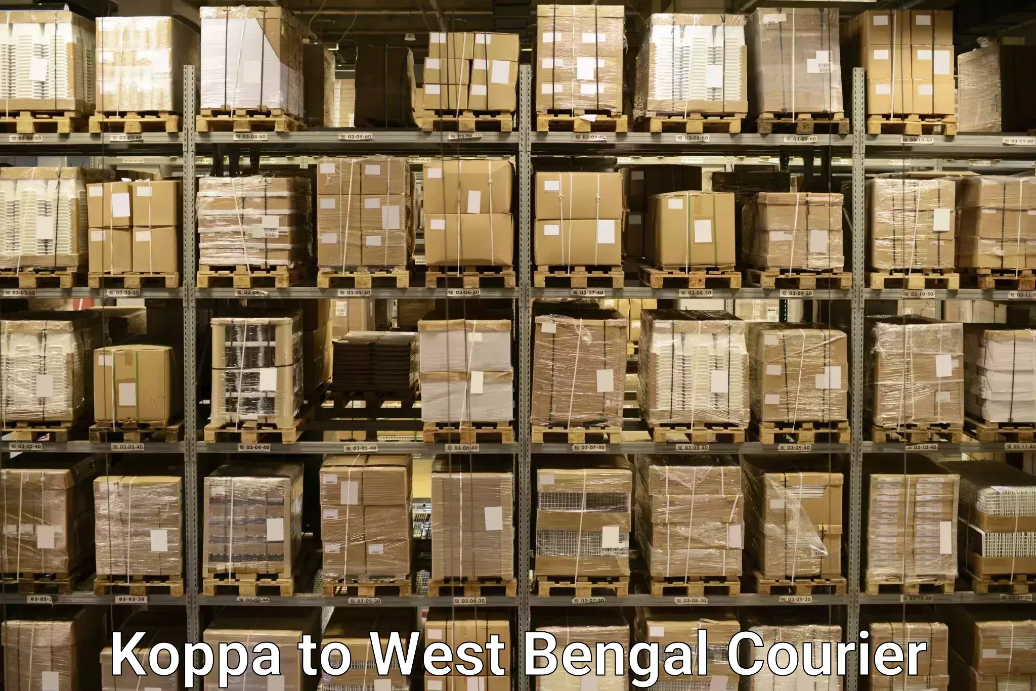 Festival baggage courier Koppa to Dakshin Dinajpur