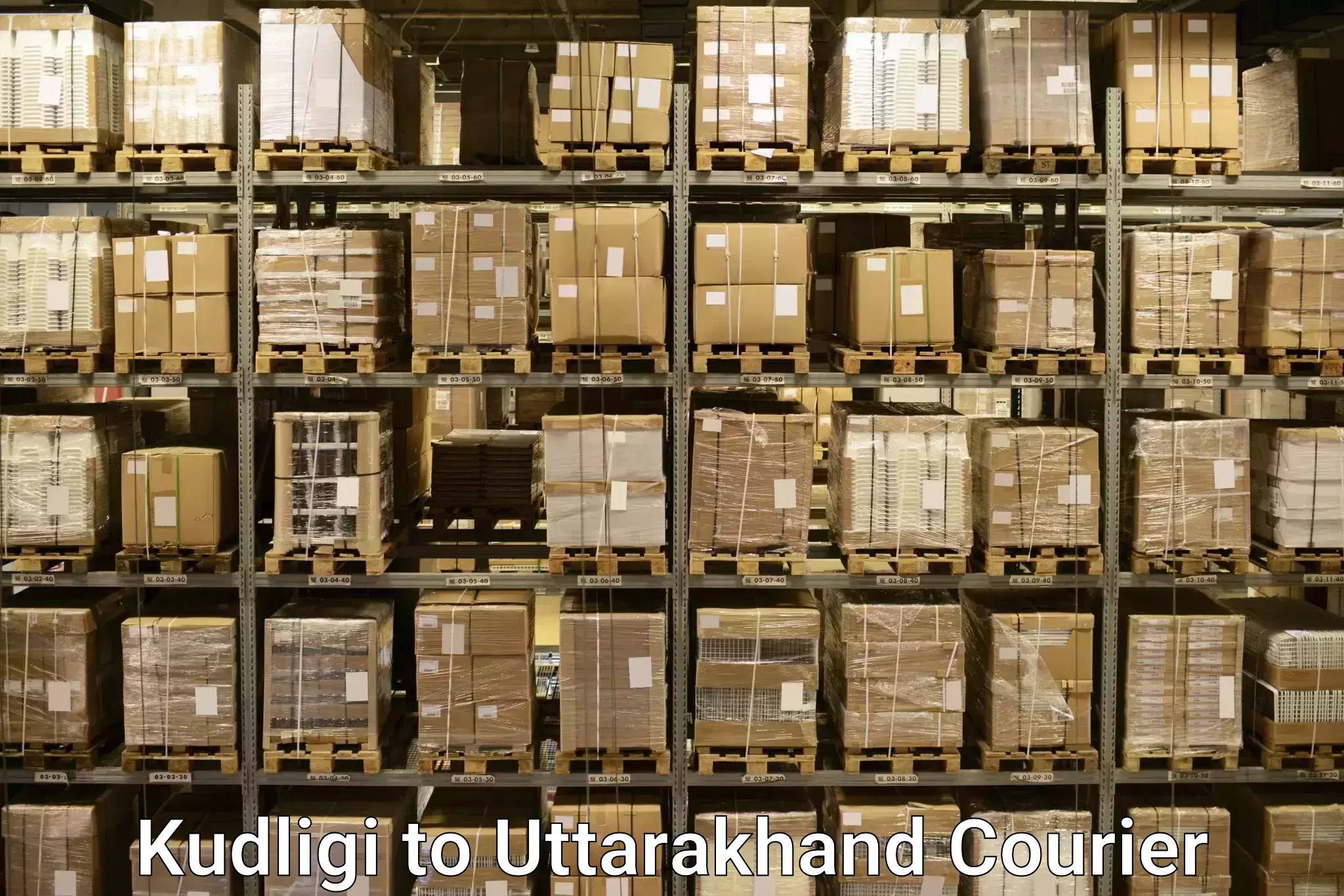 Baggage delivery technology Kudligi to Uttarkashi