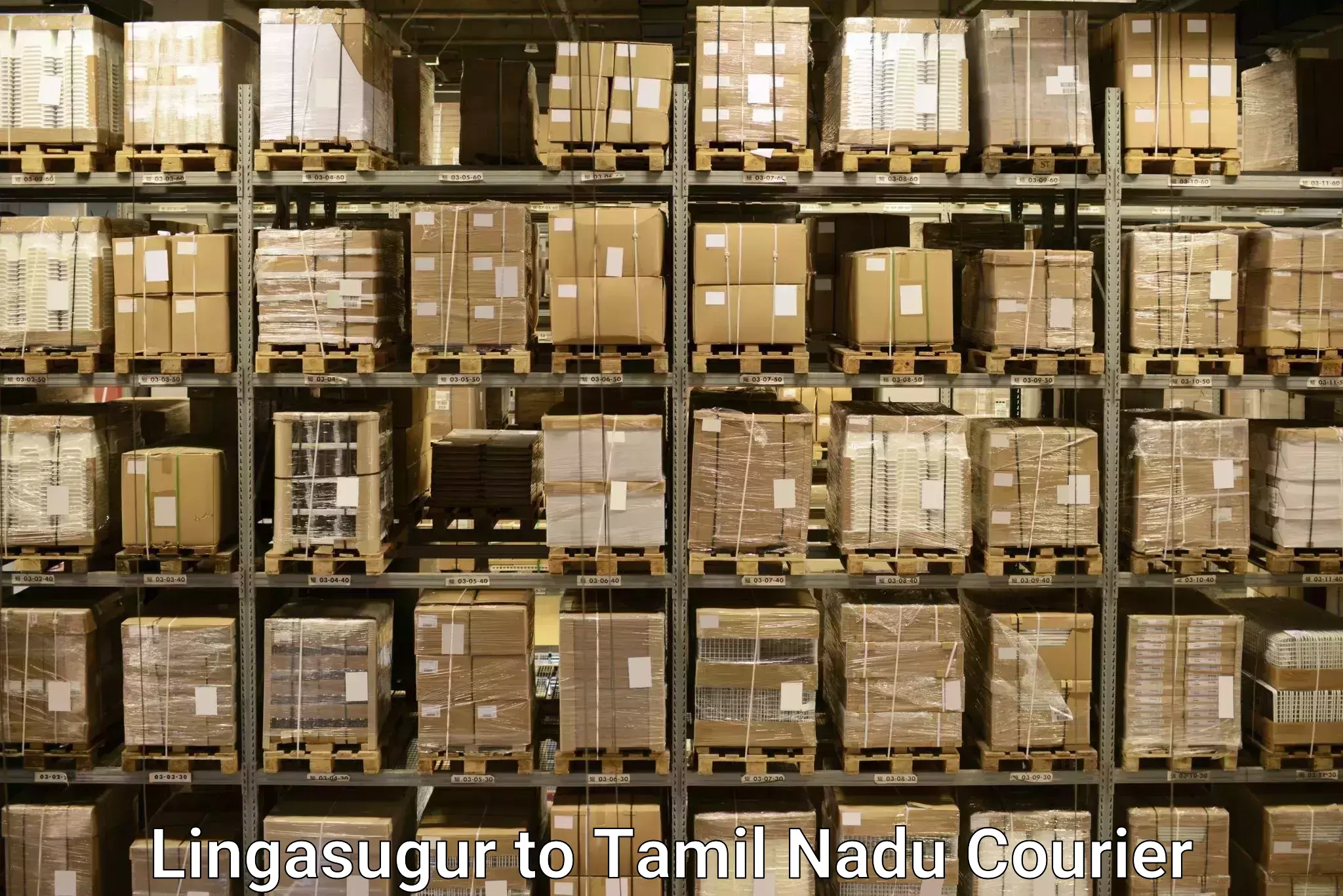 Quick baggage pickup Lingasugur to Tamil Nadu