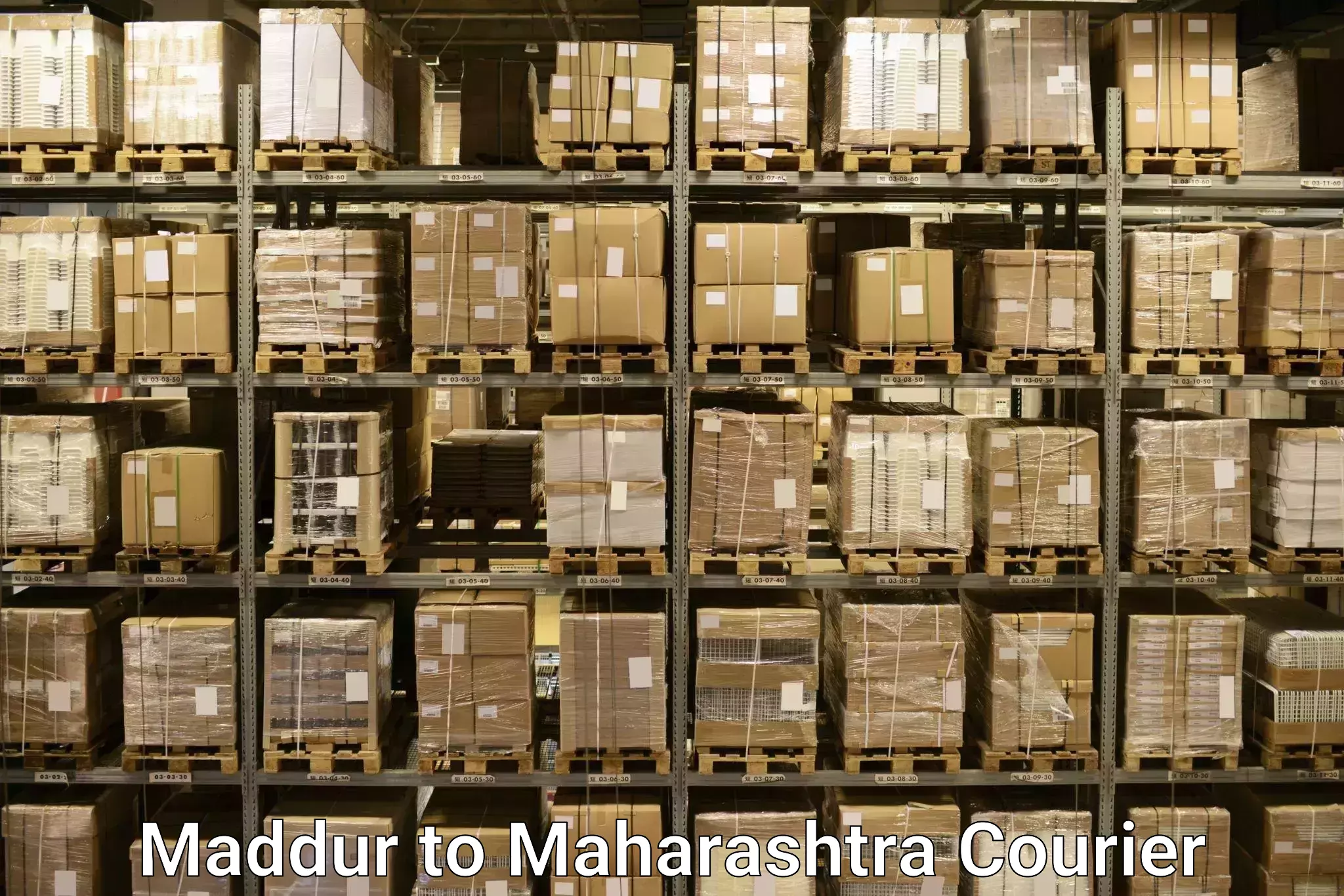 Digital baggage courier Maddur to Lakhandur