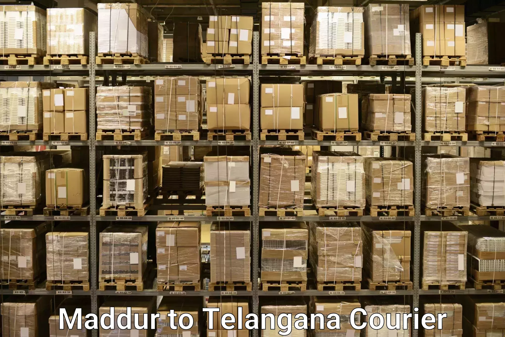 Baggage shipping logistics in Maddur to Nalgonda