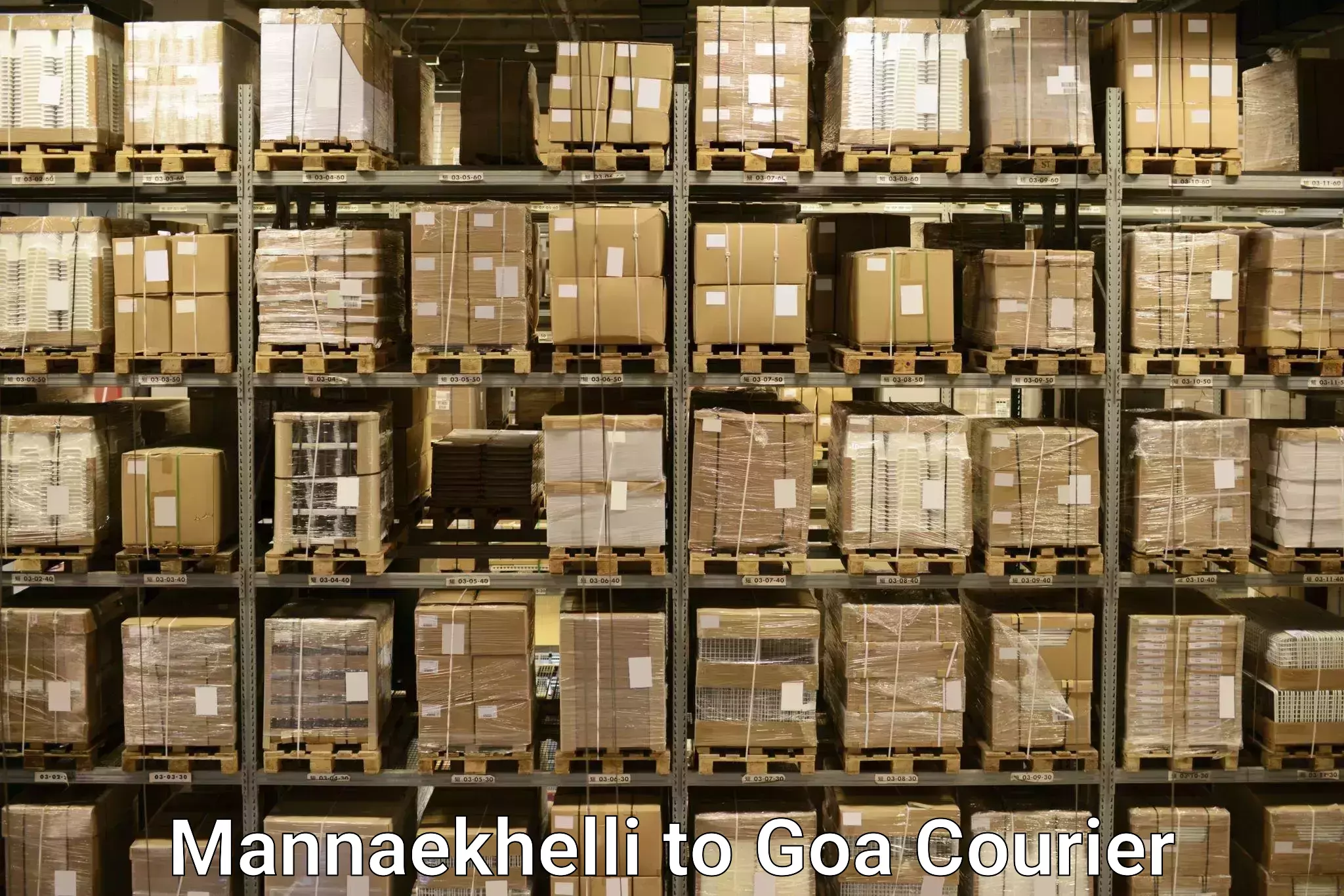 Baggage shipping experts Mannaekhelli to Goa