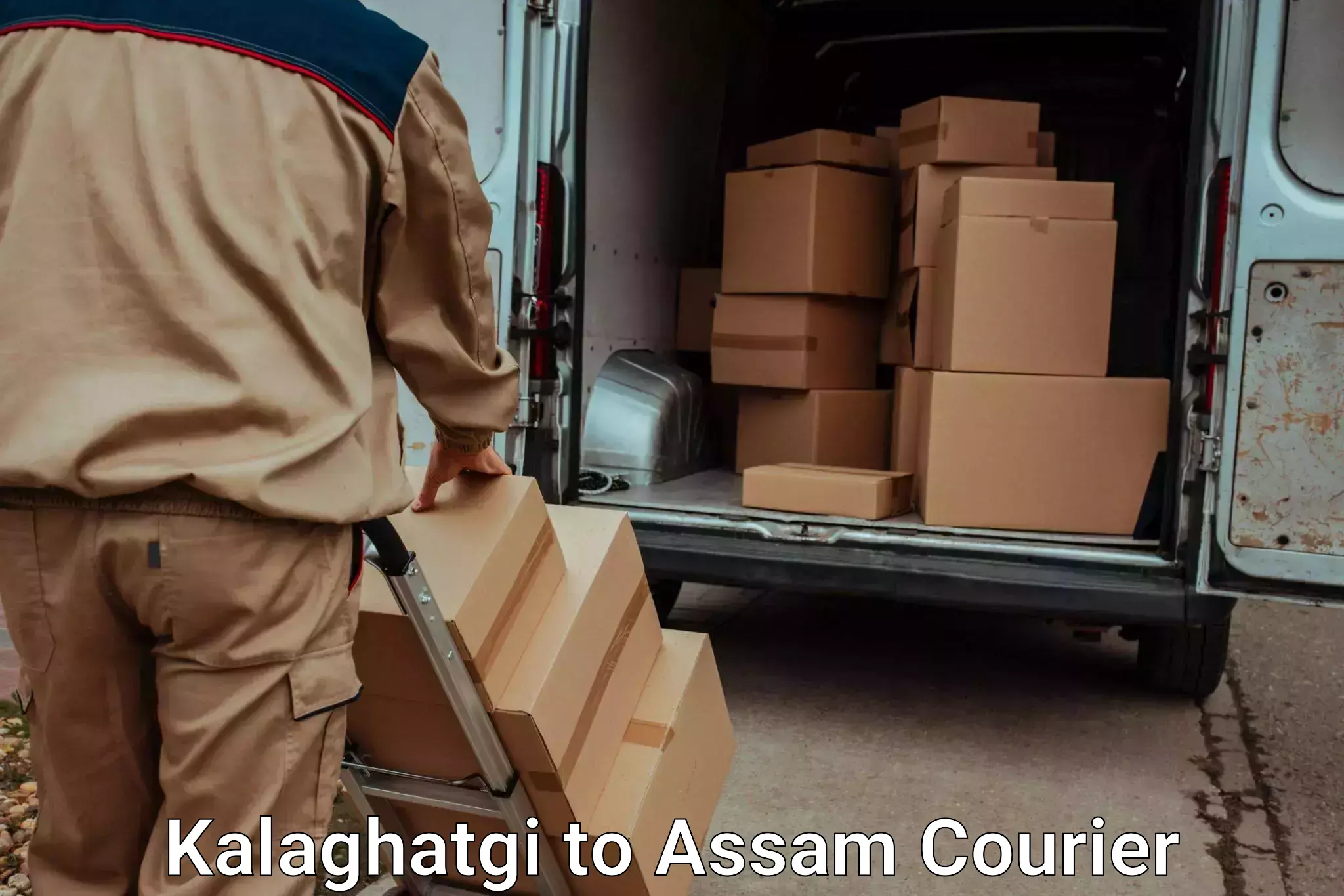 Train station baggage courier in Kalaghatgi to Sarthebari