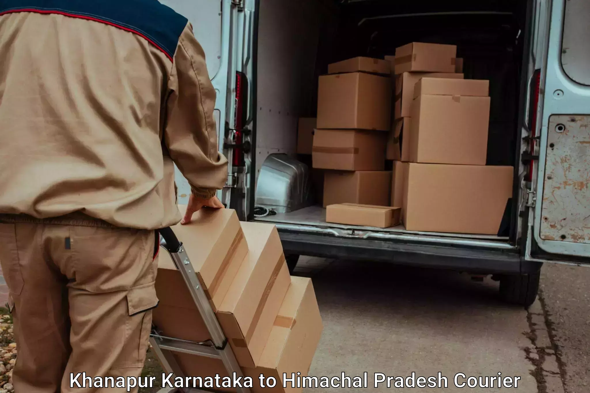 Door to door luggage delivery Khanapur Karnataka to Dharamshala