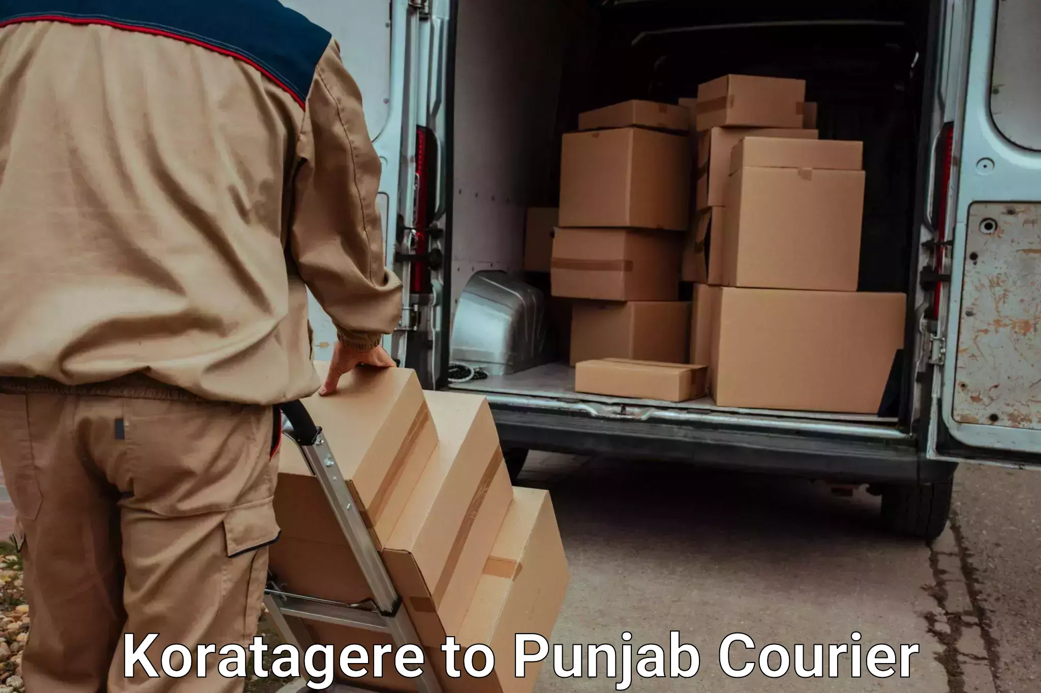 Luggage transport consulting Koratagere to Faridkot