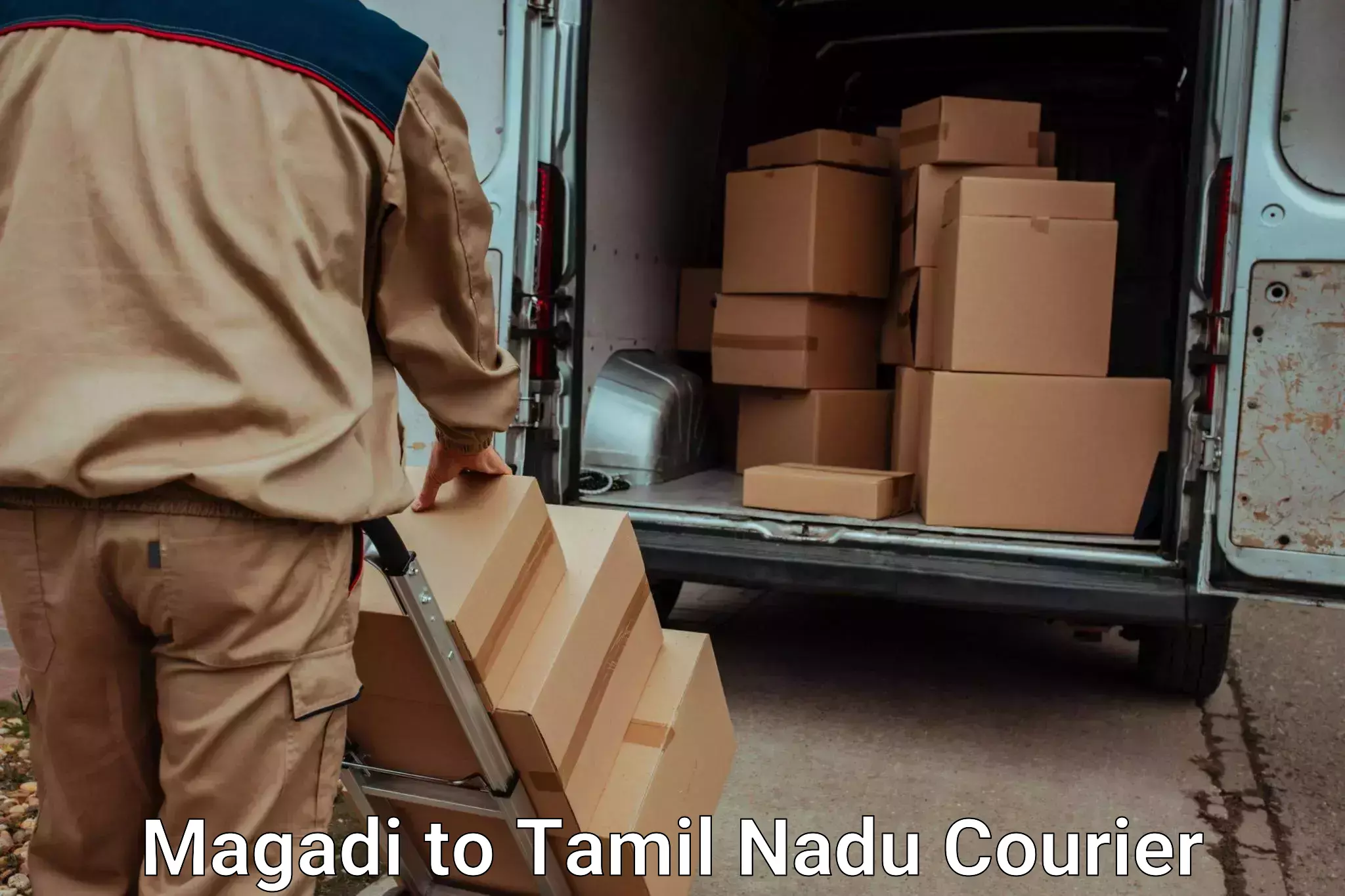 Luggage courier planning Magadi to Kulithalai