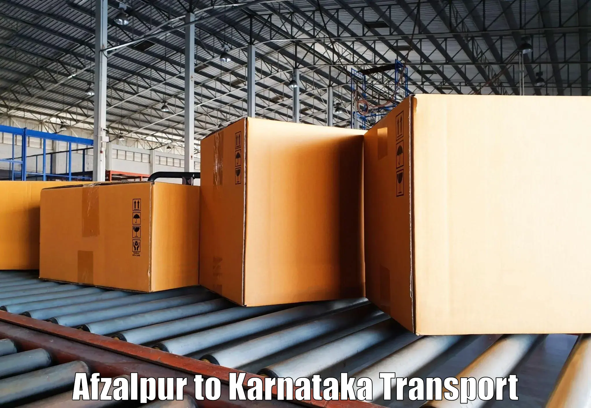 Vehicle parcel service Afzalpur to Kanjarakatte