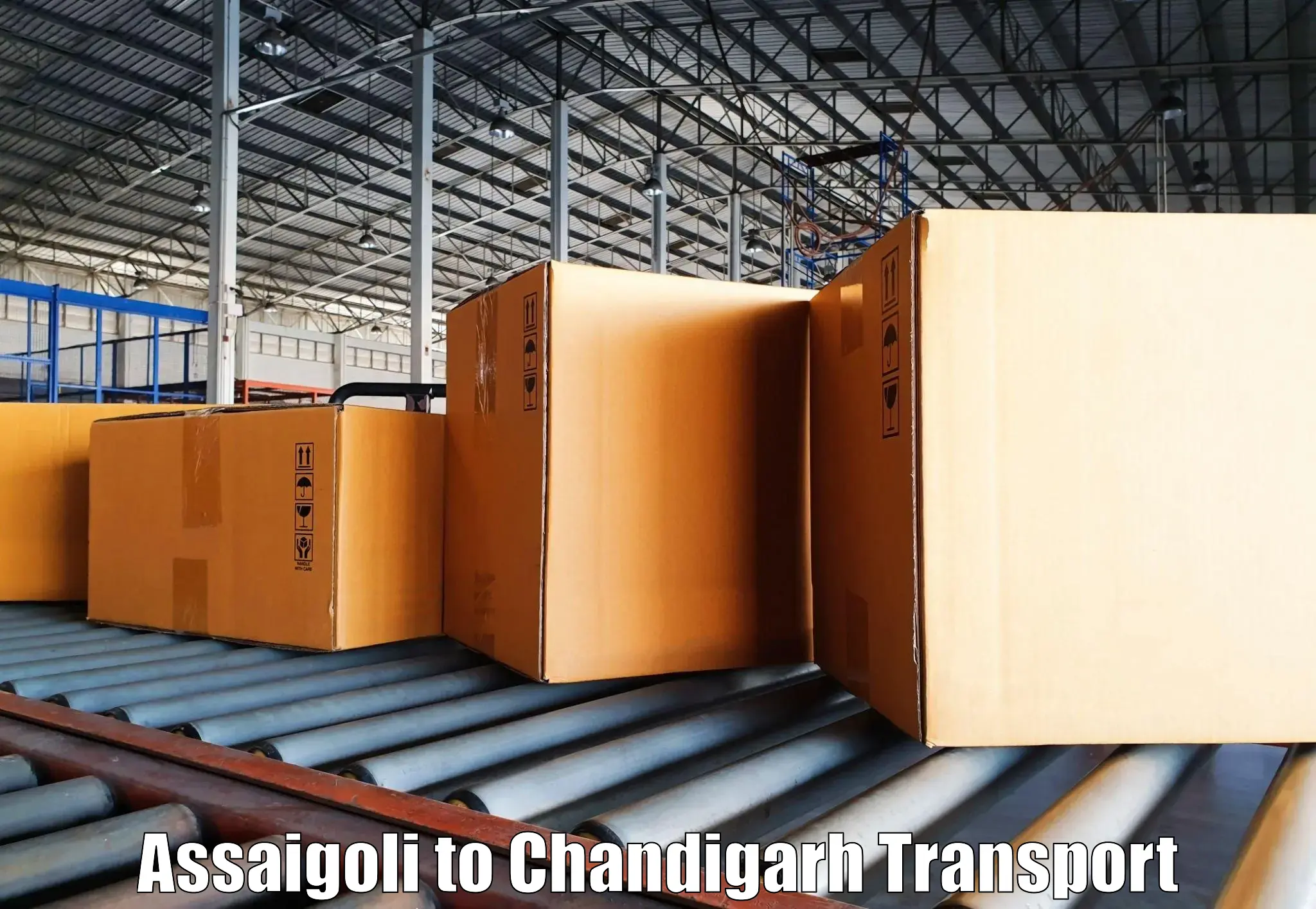 Vehicle parcel service Assaigoli to Panjab University Chandigarh
