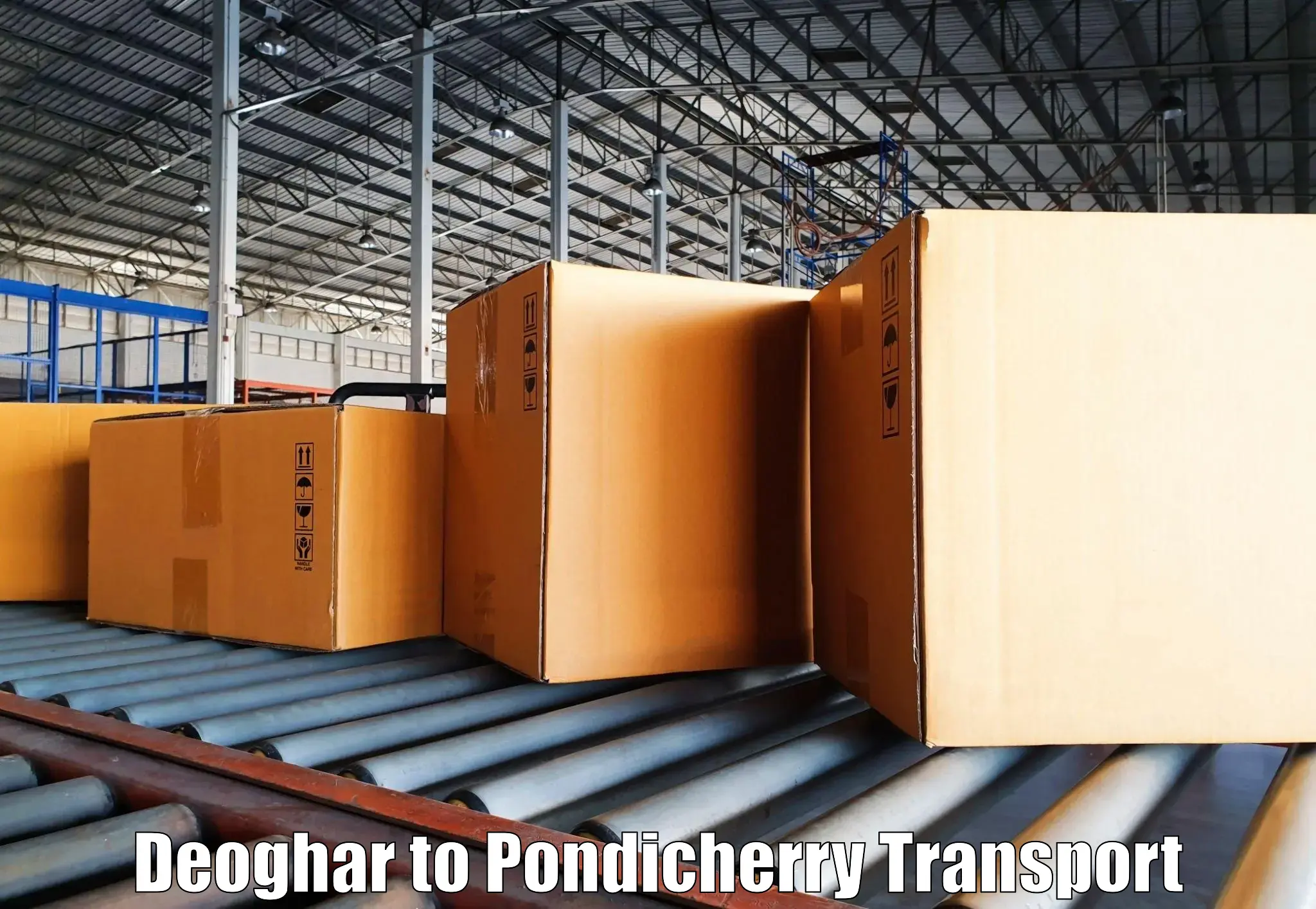 Interstate goods transport Deoghar to Pondicherry