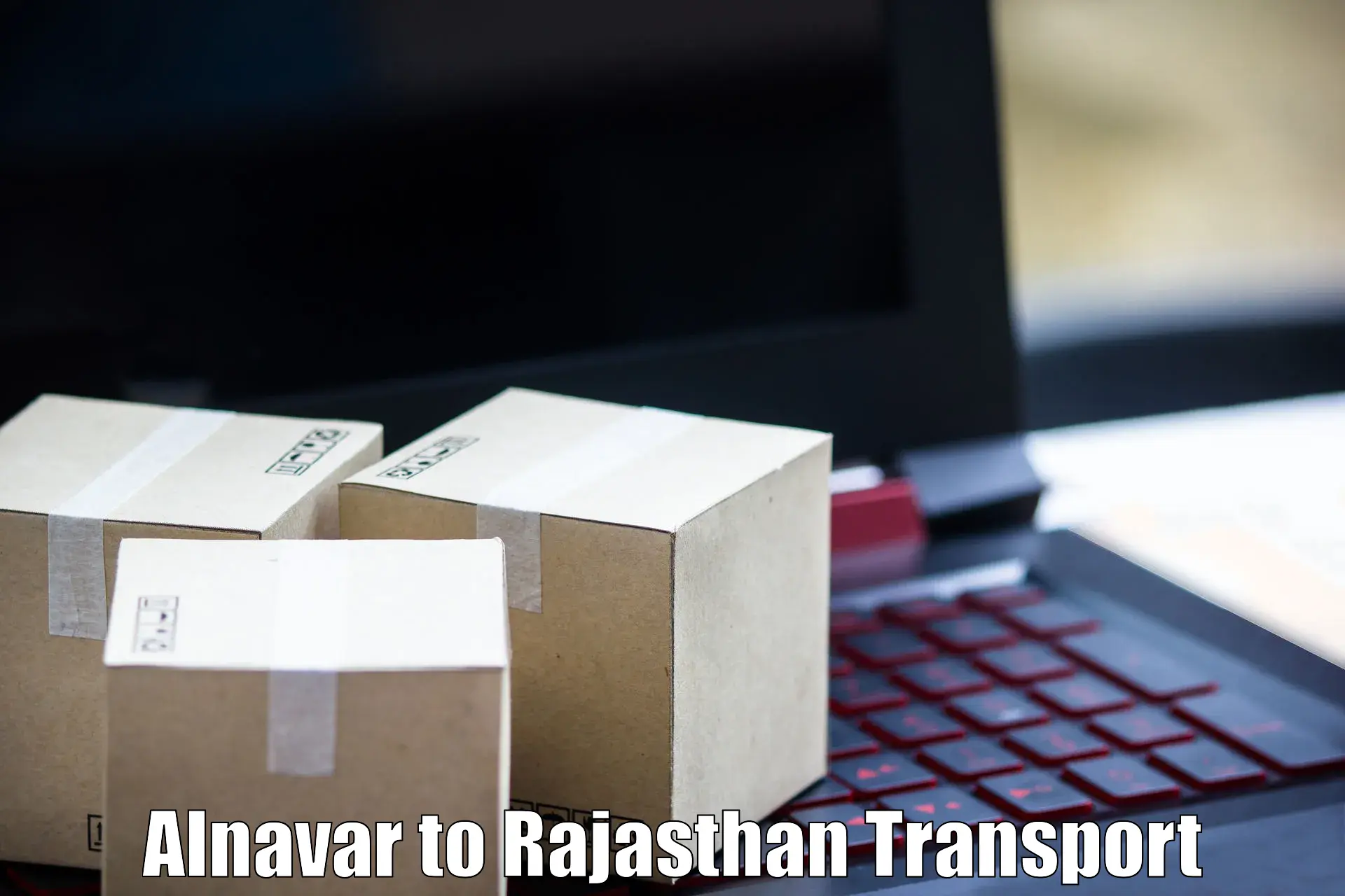 Truck transport companies in India Alnavar to Shrimadhopur