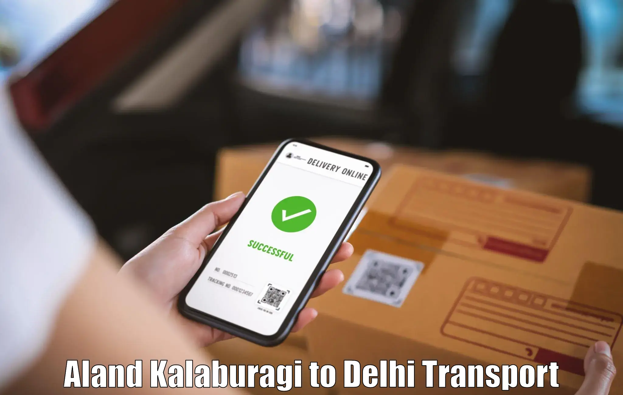 Truck transport companies in India Aland Kalaburagi to Delhi