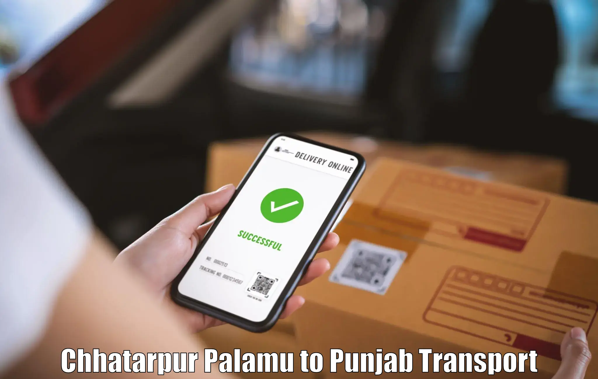 Daily parcel service transport Chhatarpur Palamu to Moga