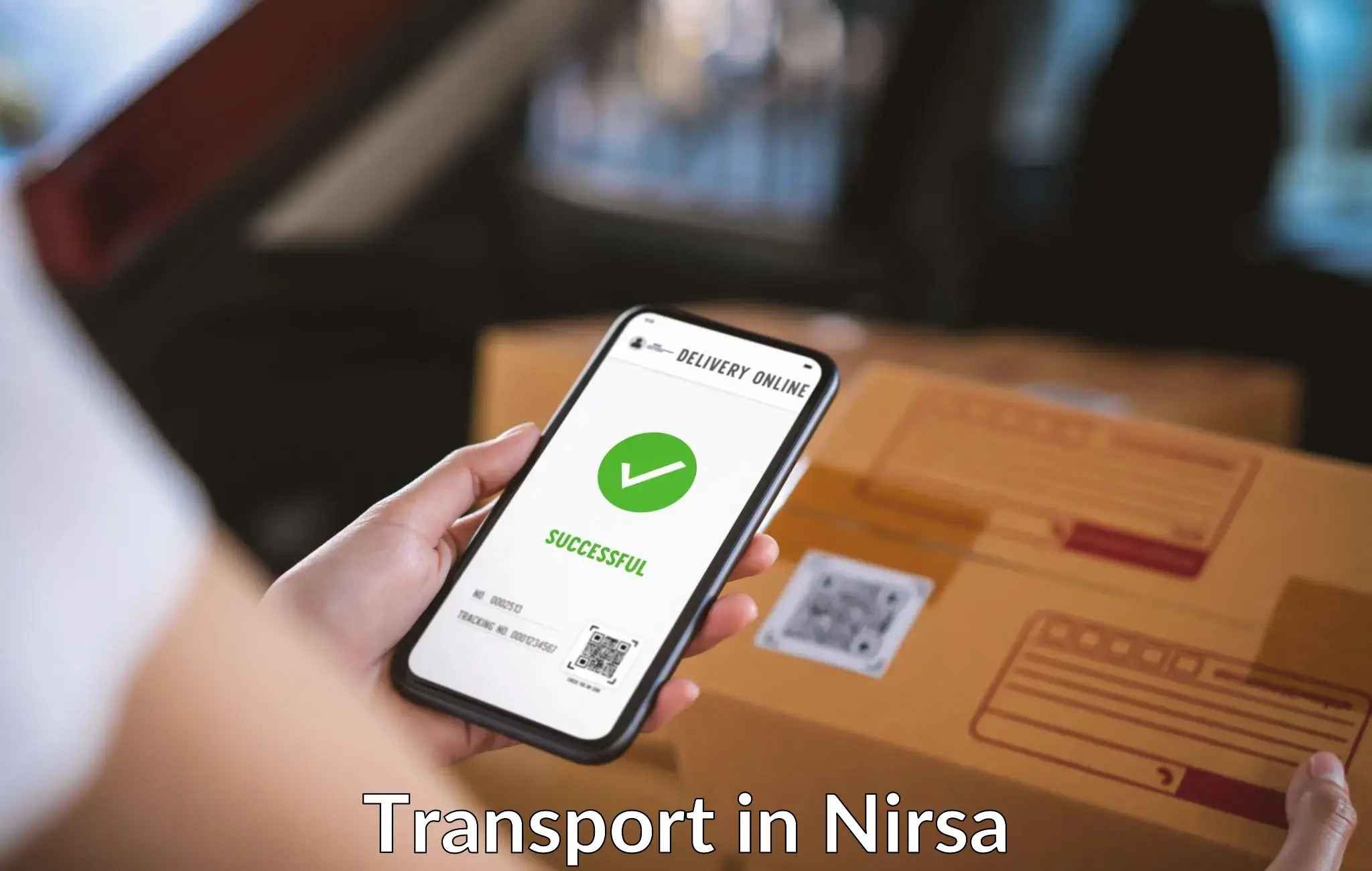 Vehicle courier services in Nirsa
