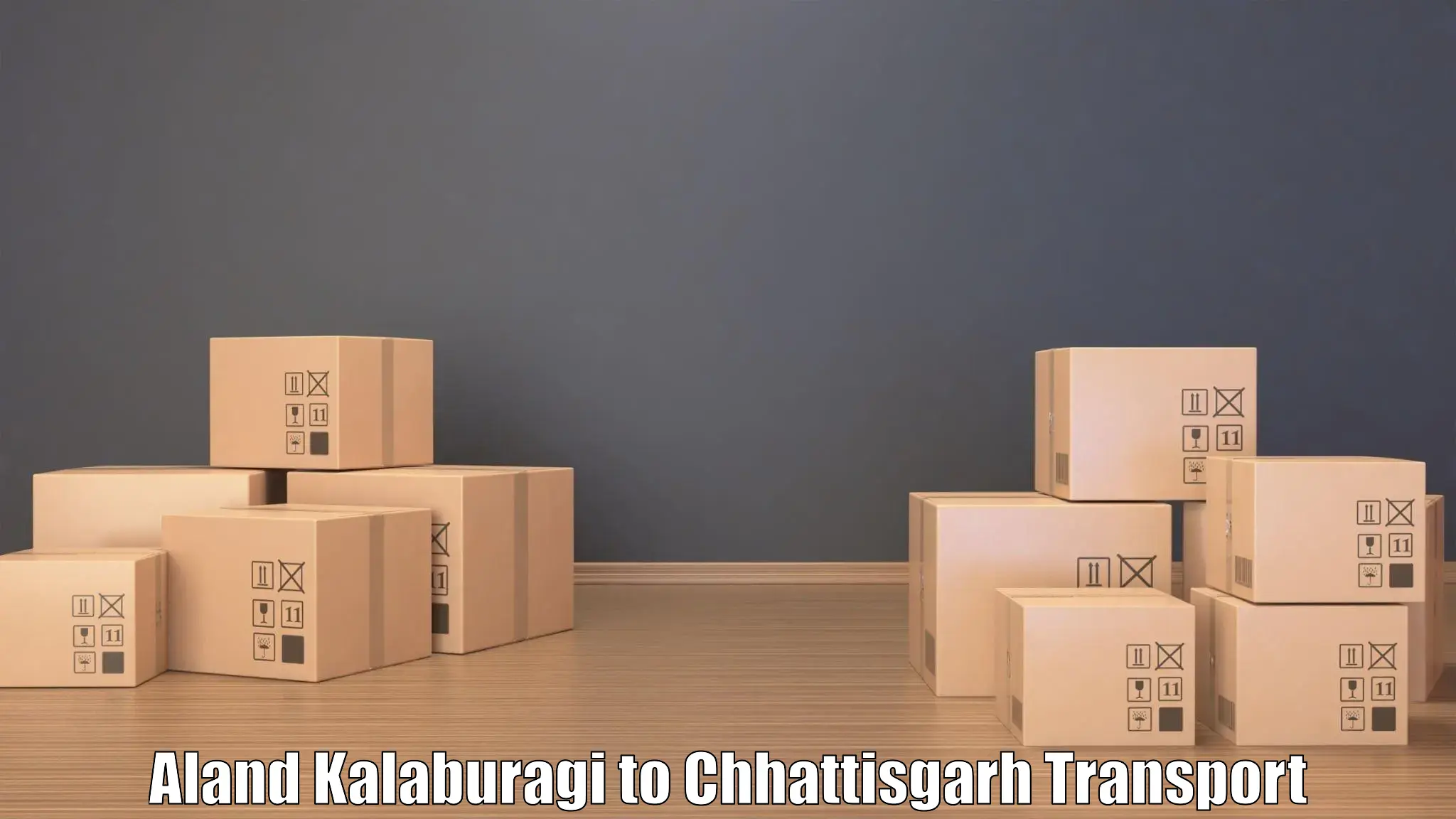 International cargo transportation services Aland Kalaburagi to Bilaspur