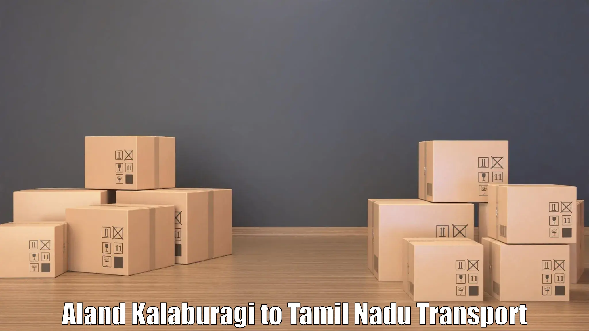 Two wheeler transport services Aland Kalaburagi to Tiruturaipundi