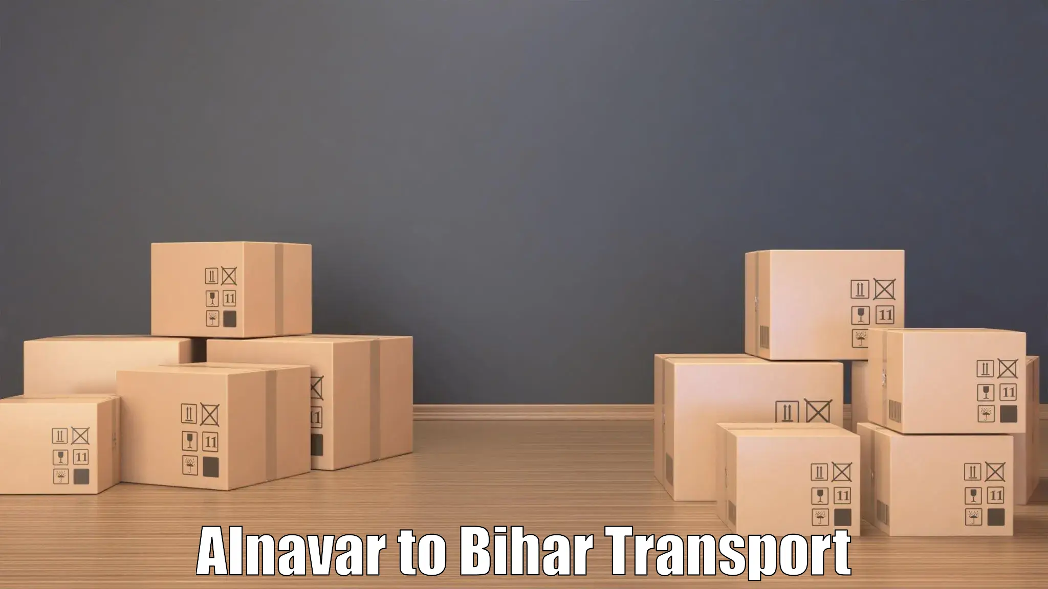 Material transport services in Alnavar to Begusarai
