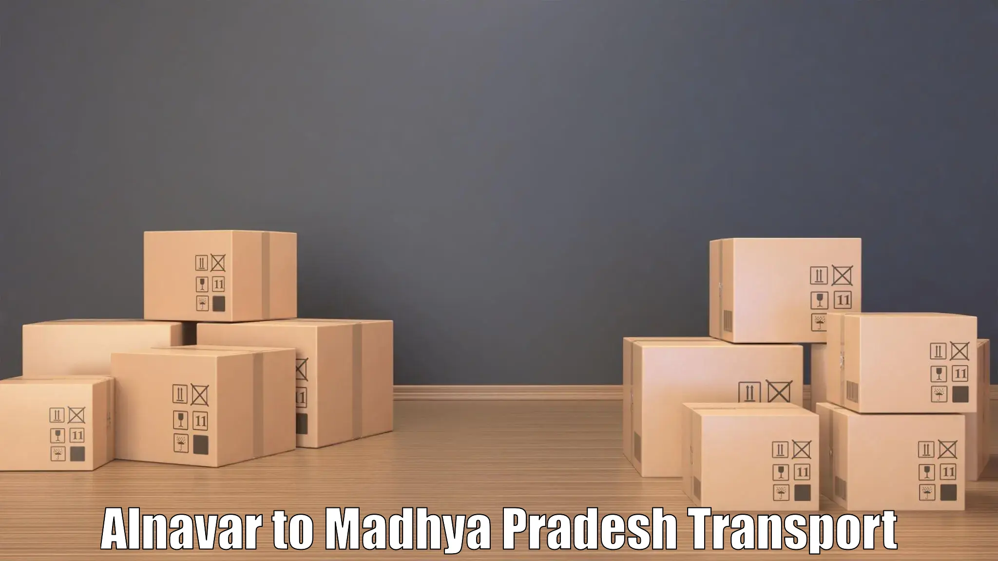 Luggage transport services Alnavar to Mandideep