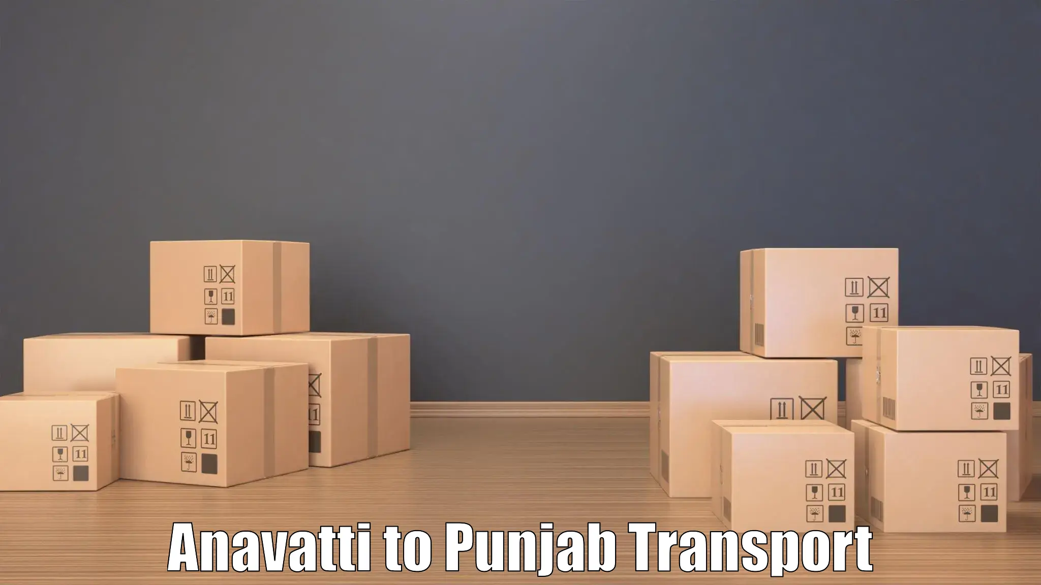 Intercity goods transport Anavatti to Phagwara