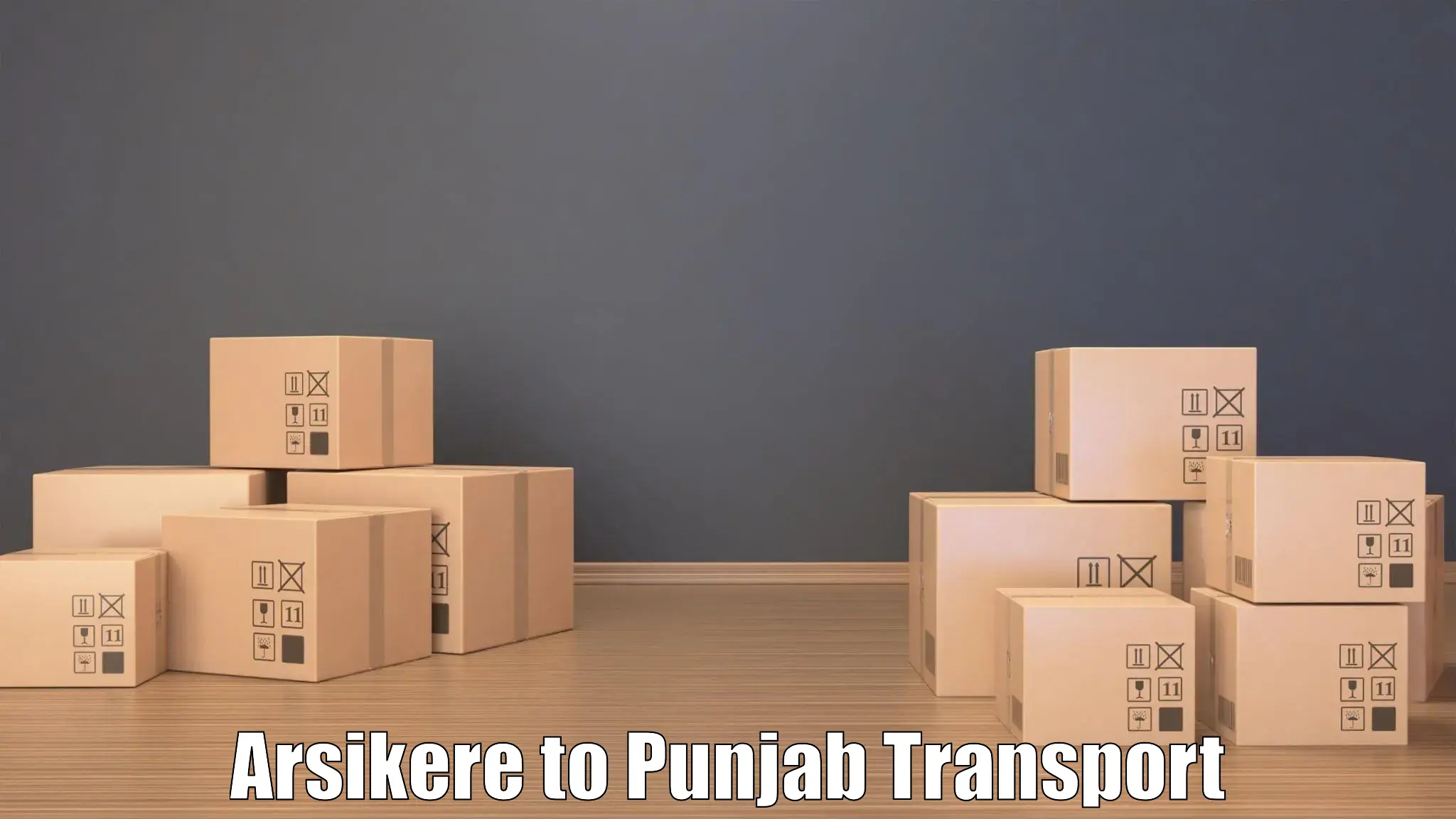 Truck transport companies in India Arsikere to Dhuri
