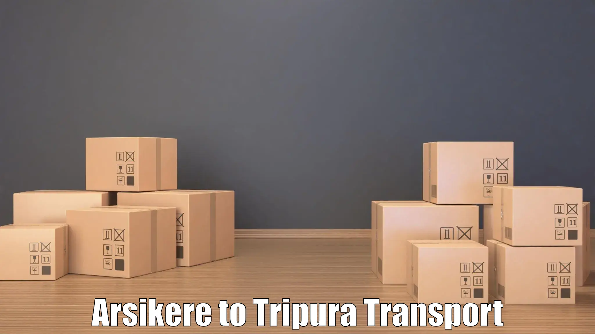 Scooty parcel Arsikere to North Tripura