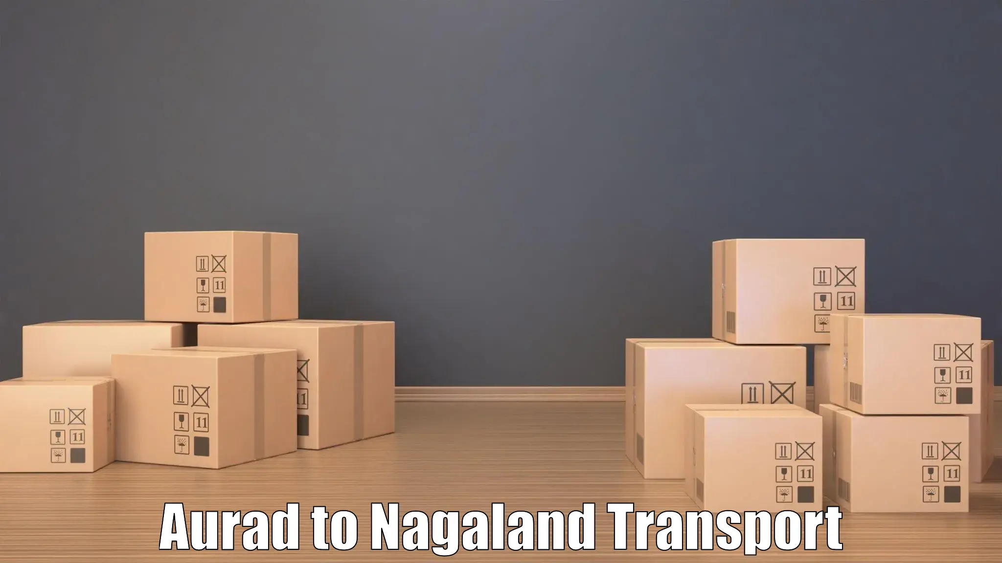 Cargo train transport services Aurad to Tuensang