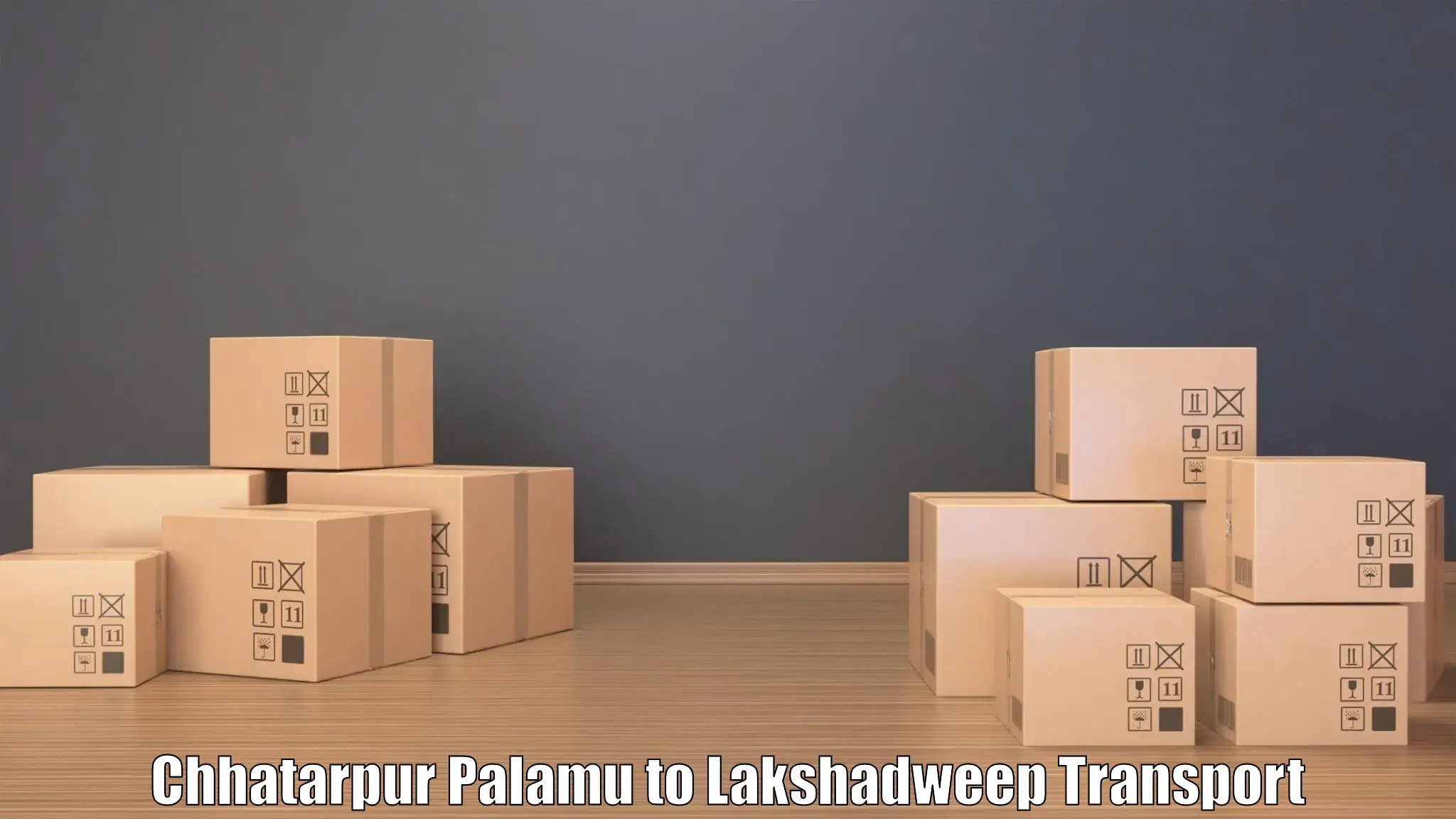 Online transport service Chhatarpur Palamu to Lakshadweep