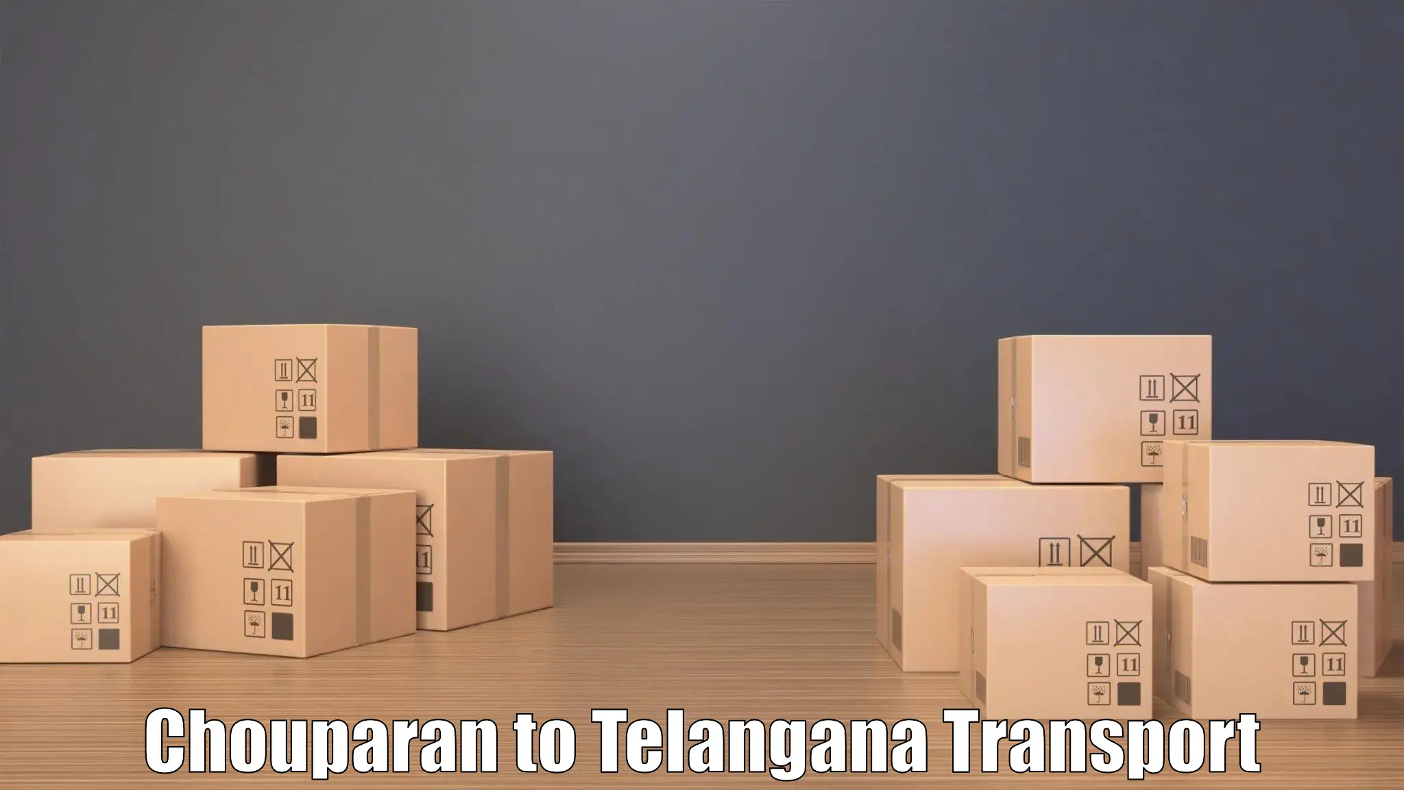 International cargo transportation services Chouparan to University of Hyderabad