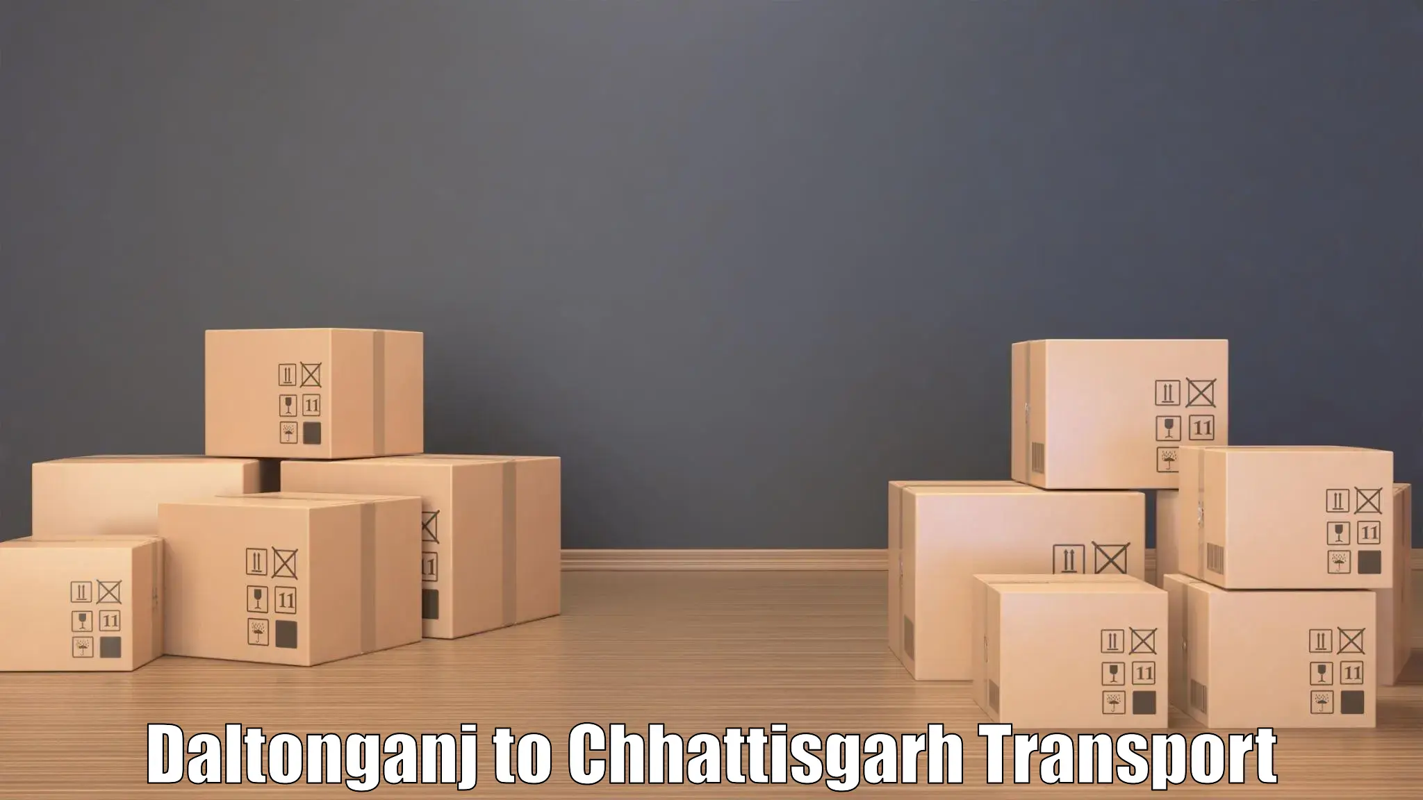 Vehicle courier services Daltonganj to Dharamjaigarh